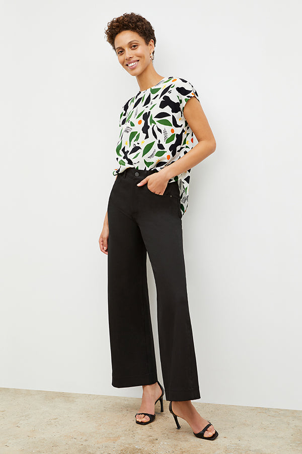 Milo Wide Leg Eco-Friendly Jeans - Better Than Denim in Black | Sustainable Fashion for Women, Casual Wear & Everyday Comfort