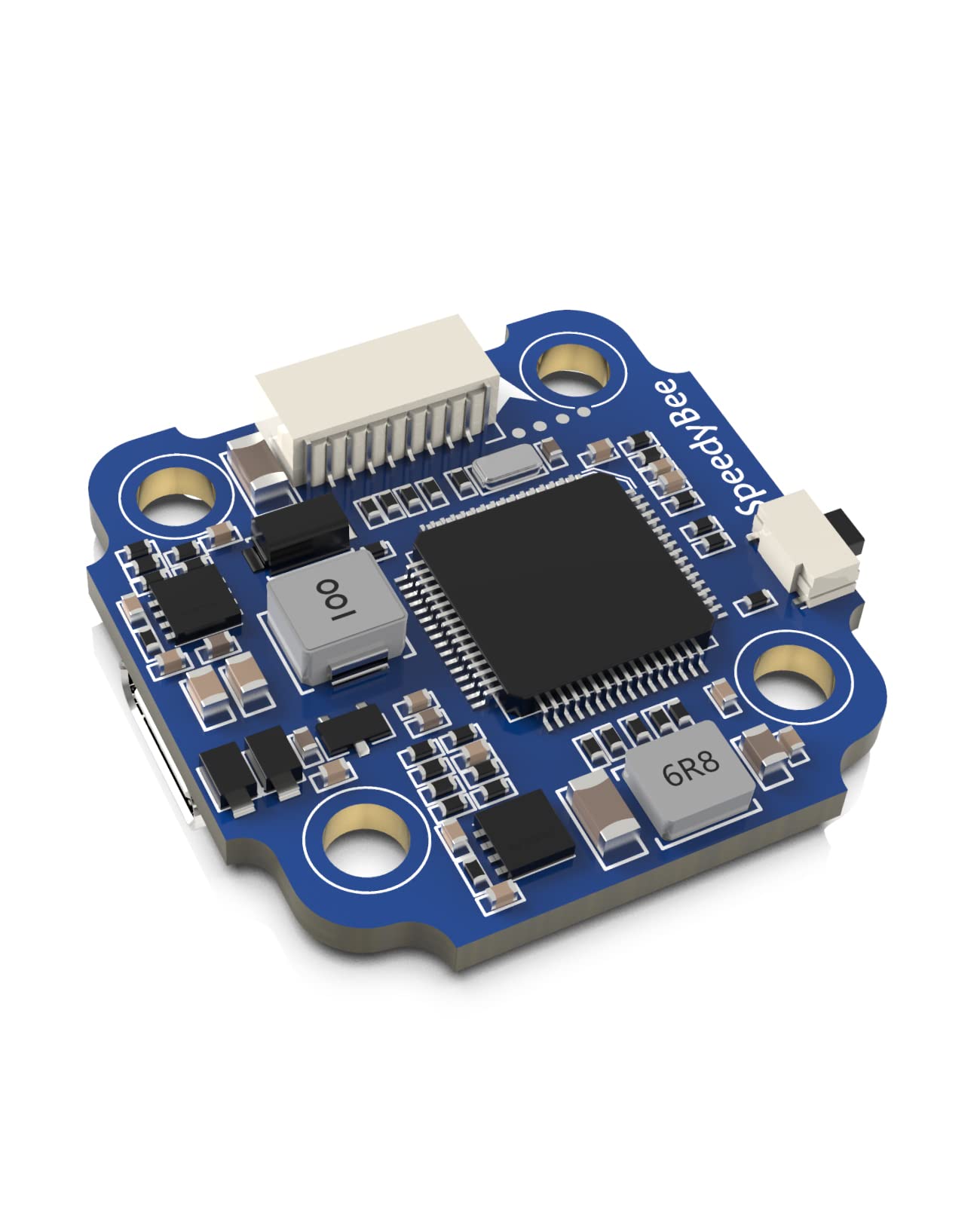 SpeedyBee Mini F7 Flight Controller 3-6S 20x20mm with Built-in Bluetooth for FPV Drone Stack - Wireless Tuning Compatible with 2-4 Inch Drones - Perfect for Racing and Freestyle FPV Flying