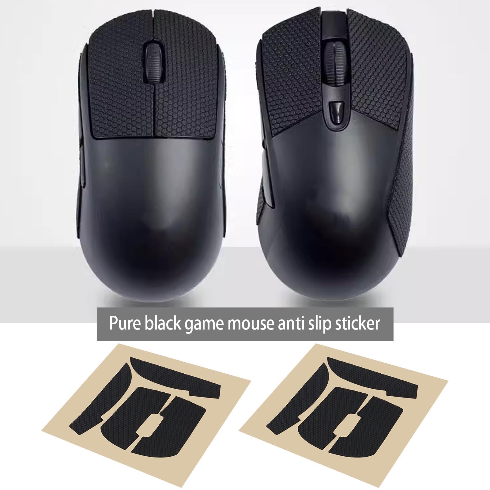 LT Easiyl 2-Pack Black Gaming Mouse Grip Tape - Anti-Slip Stickers & Resistant Pads for Logitech G Pro Wireless Mouse - Improve Control for FPS, MOBA & Esports Gaming