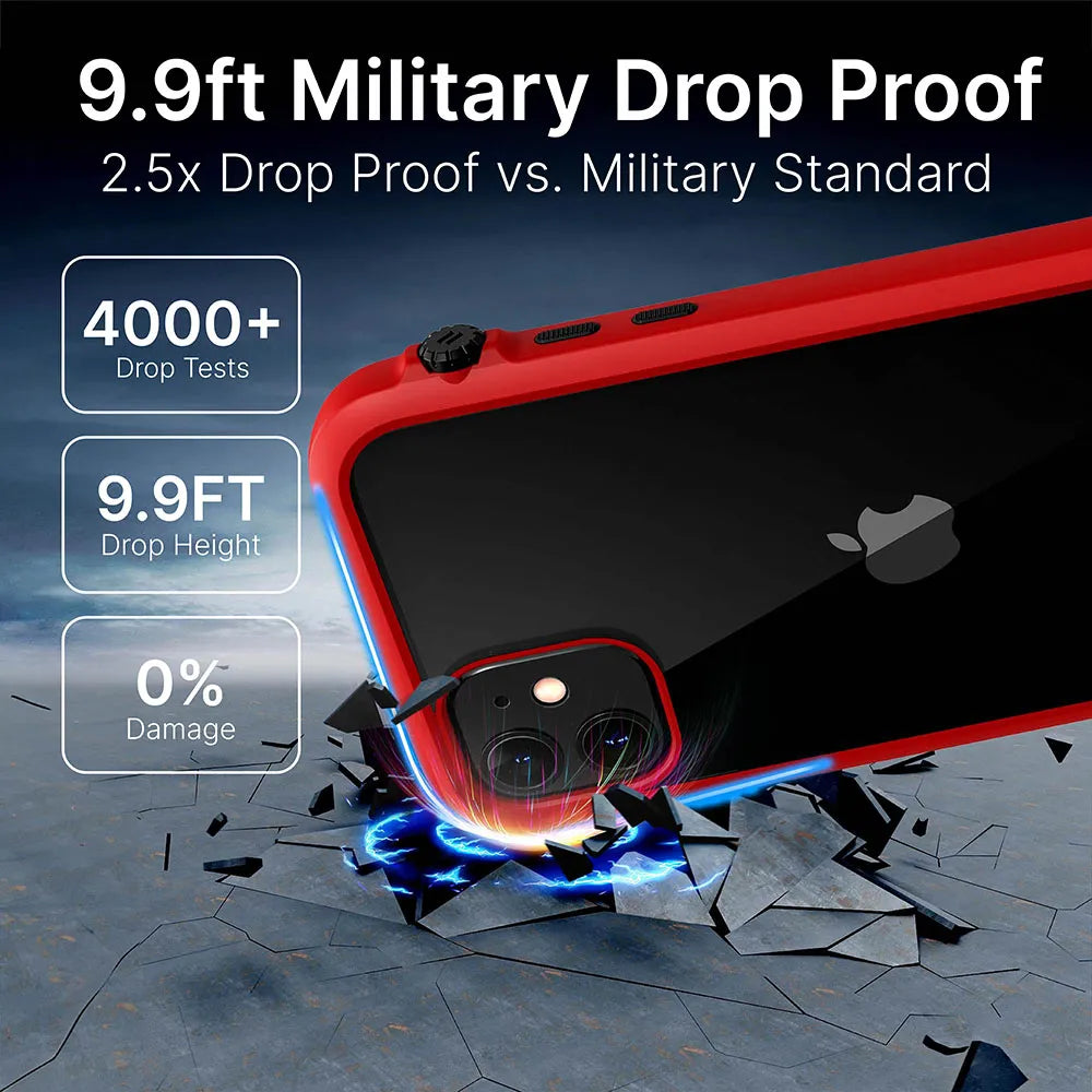 iPhone 11 Shockproof Case - Heavy Duty Protective Cover with Military-Grade Drop Protection | Perfect for Outdoor Activities, Travel & Daily Use