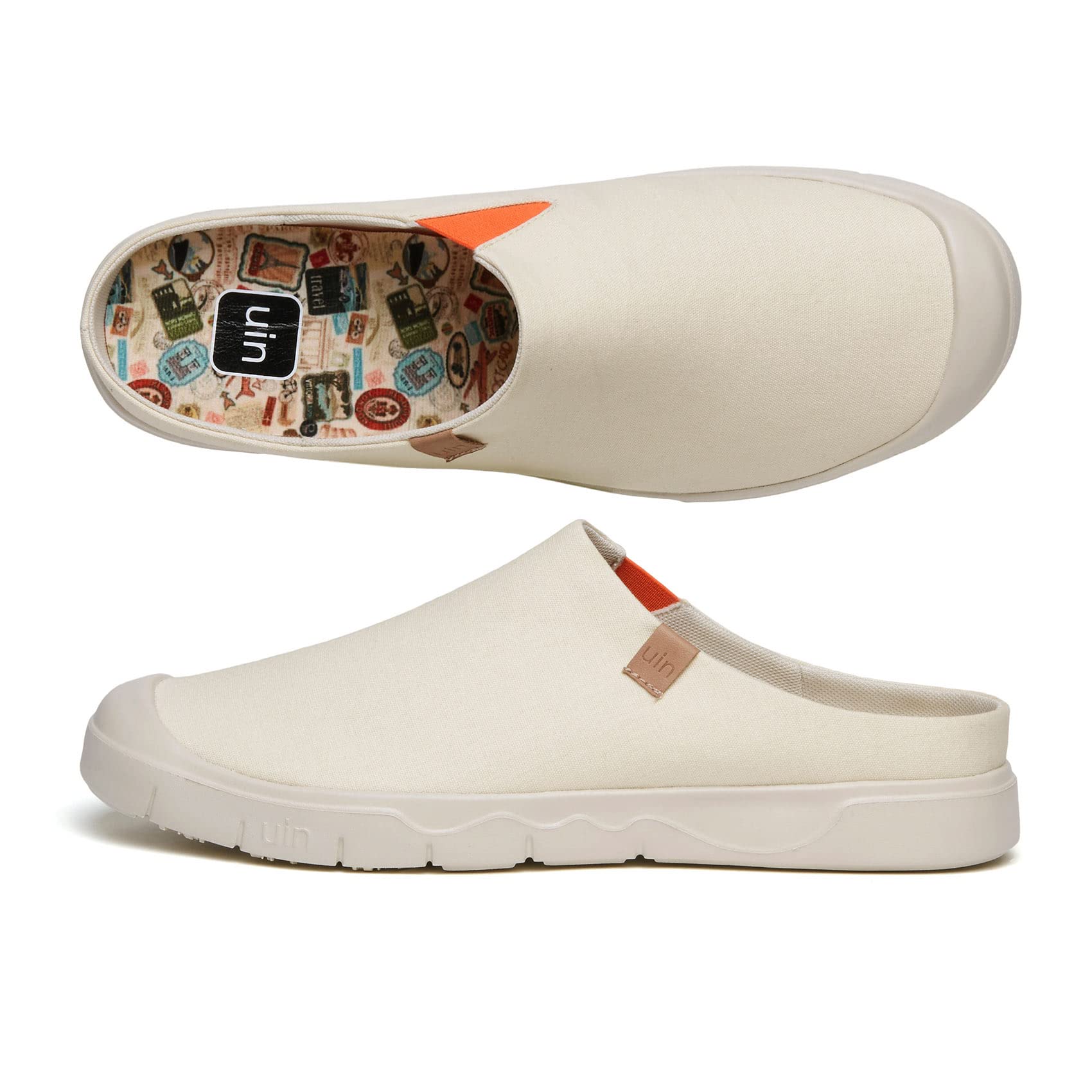 UIN Men's Lightweight Comfort Loafers - Slip On Casual Mules for Walking, Travel & Home Use - Art Painted Design (Cadiz Style) - Perfect for Daily Wear, Office & Vacation Trips