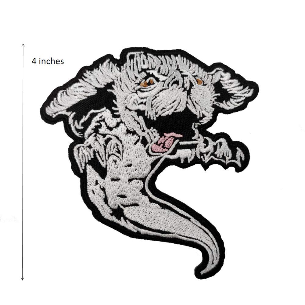 The Never Ending Story Dragon Bastian Atreyu Embroidered Iron-On Sew-On Patch - Cute Horror Monster Gift for Cosplay, Jackets, Backpacks & DIY Crafts