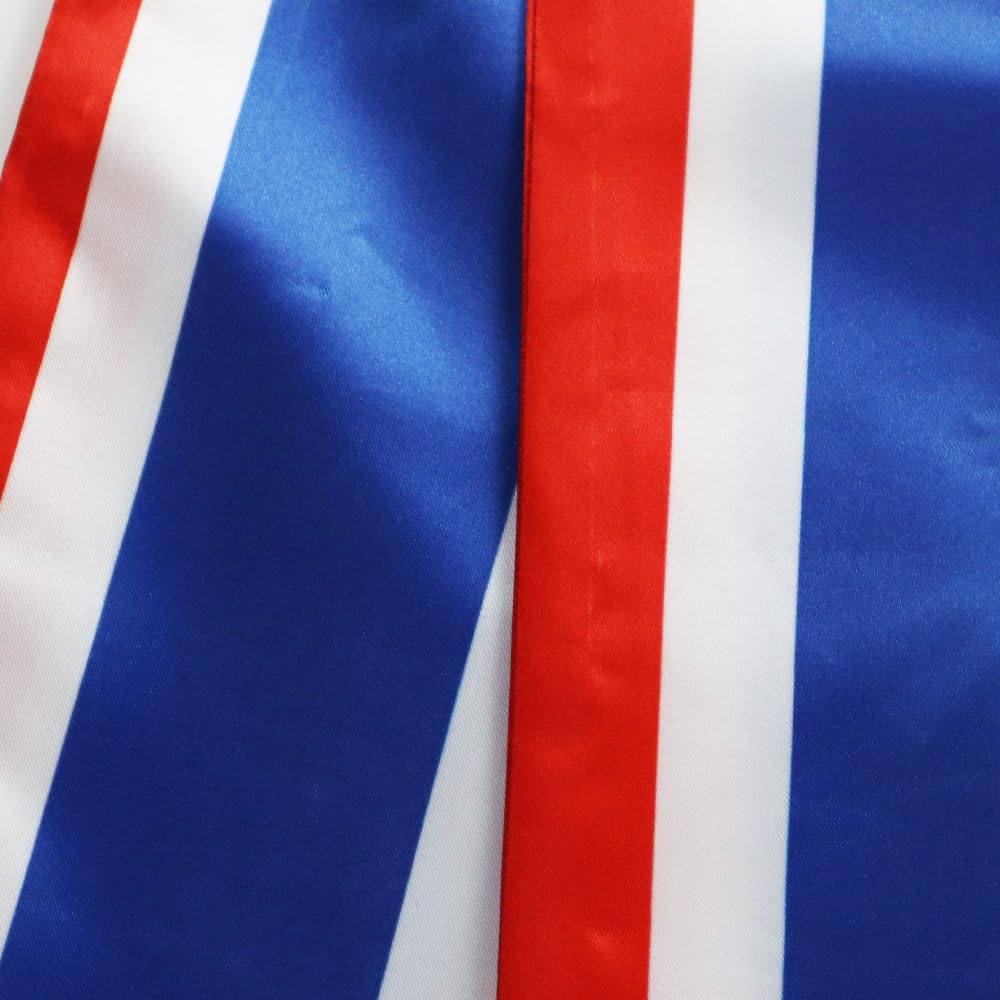 Thailand Flag Graduation Stole - 180x13cm Double Sided Sash for International Students | Study Abroad Gift & Graduation Decoration | Perfect for Commencement Ceremonies & Cultural Celebrations