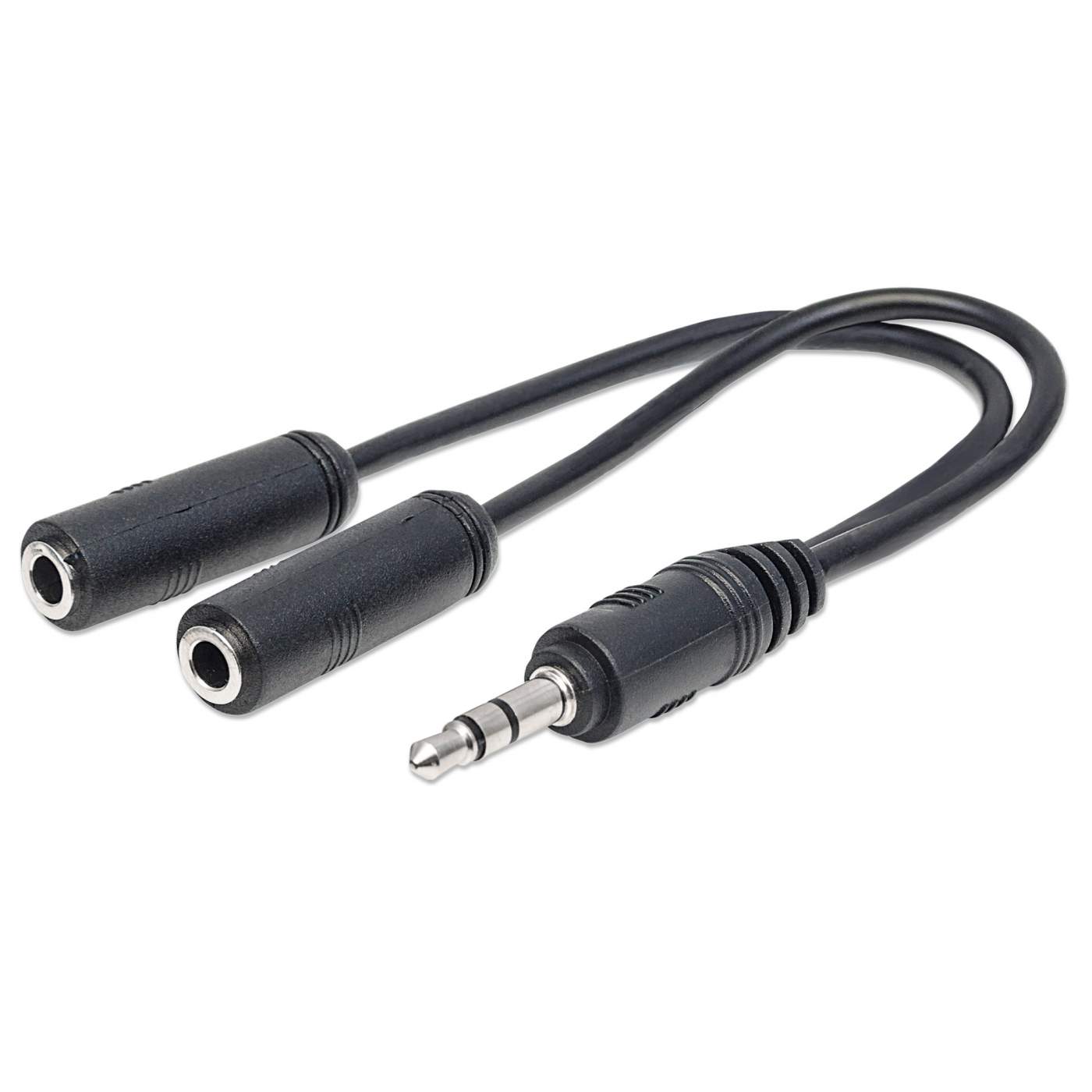 Stereo Y Adapter Cable - 3.5mm Audio Splitter for Headphones & Speakers | Perfect for Gaming, Music Sharing, and Home Theater Systems