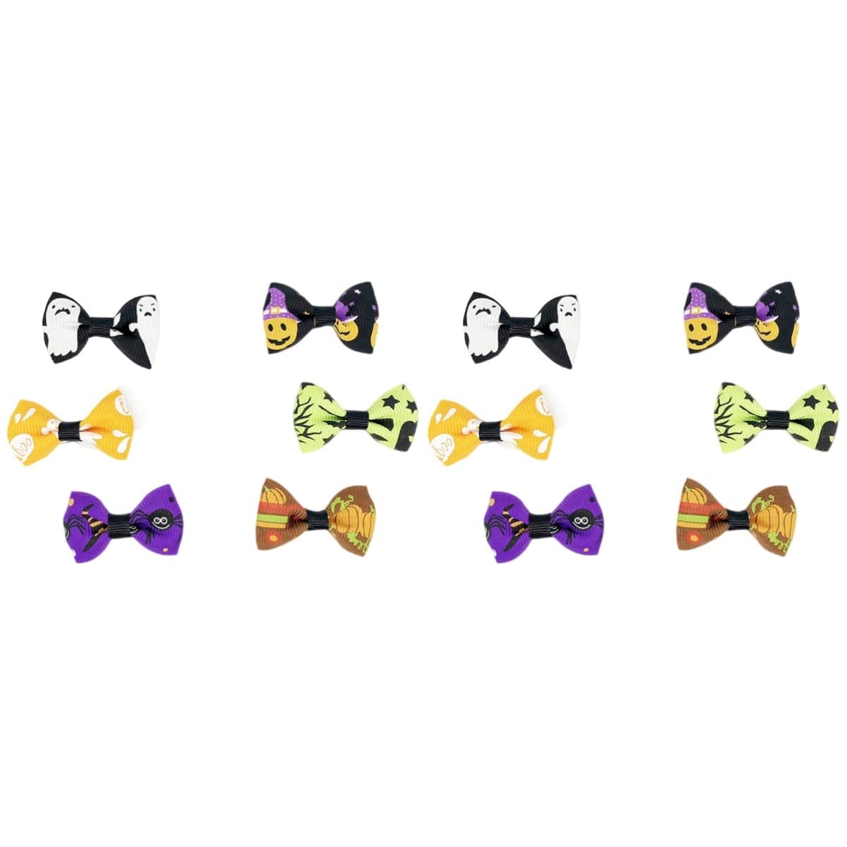 Bestoyard 12pcs Cute Princess Dog Hair Bows - Pet Hair Clips & Rubber Bands for Small Dogs, Puppy Head Accessories & Grooming - Perfect for Birthday Parties, Daily Styling & Photo Shoots