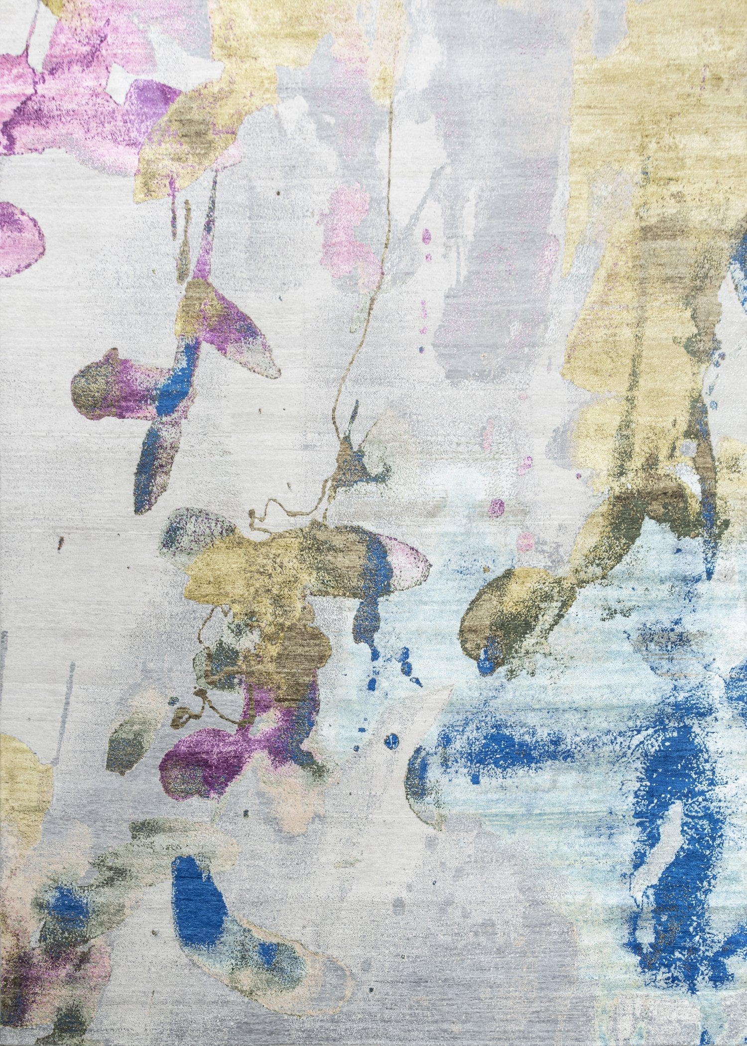 Handwoven Contemporary Aquarium Design Area Rug - J70590 - Perfect for Living Room, Bedroom, or Office Decor