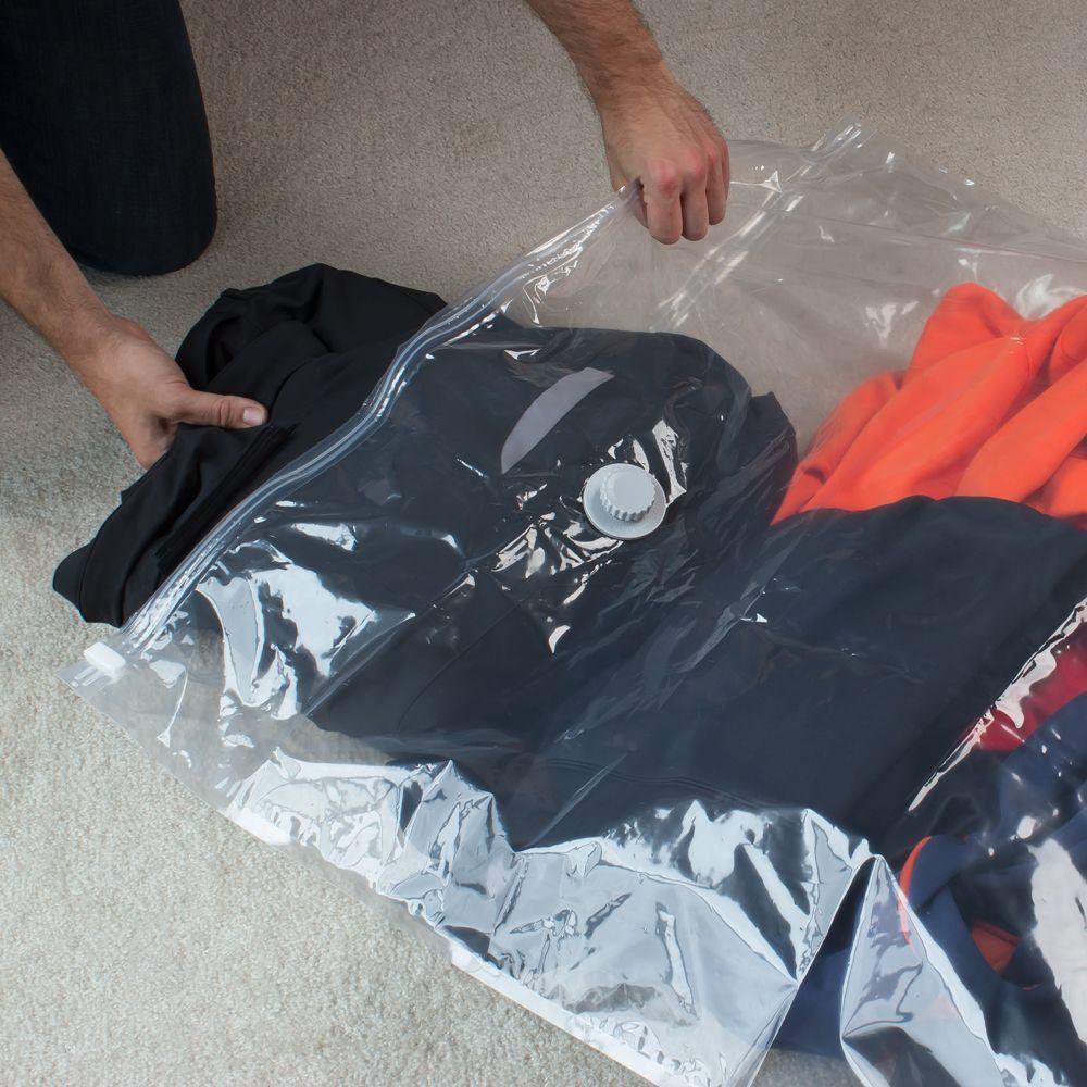 Large Vacuum Storage Bags for Clothes & Bedding - Space Saving Storage Solution for Home, Travel & Moving | The Home Depot