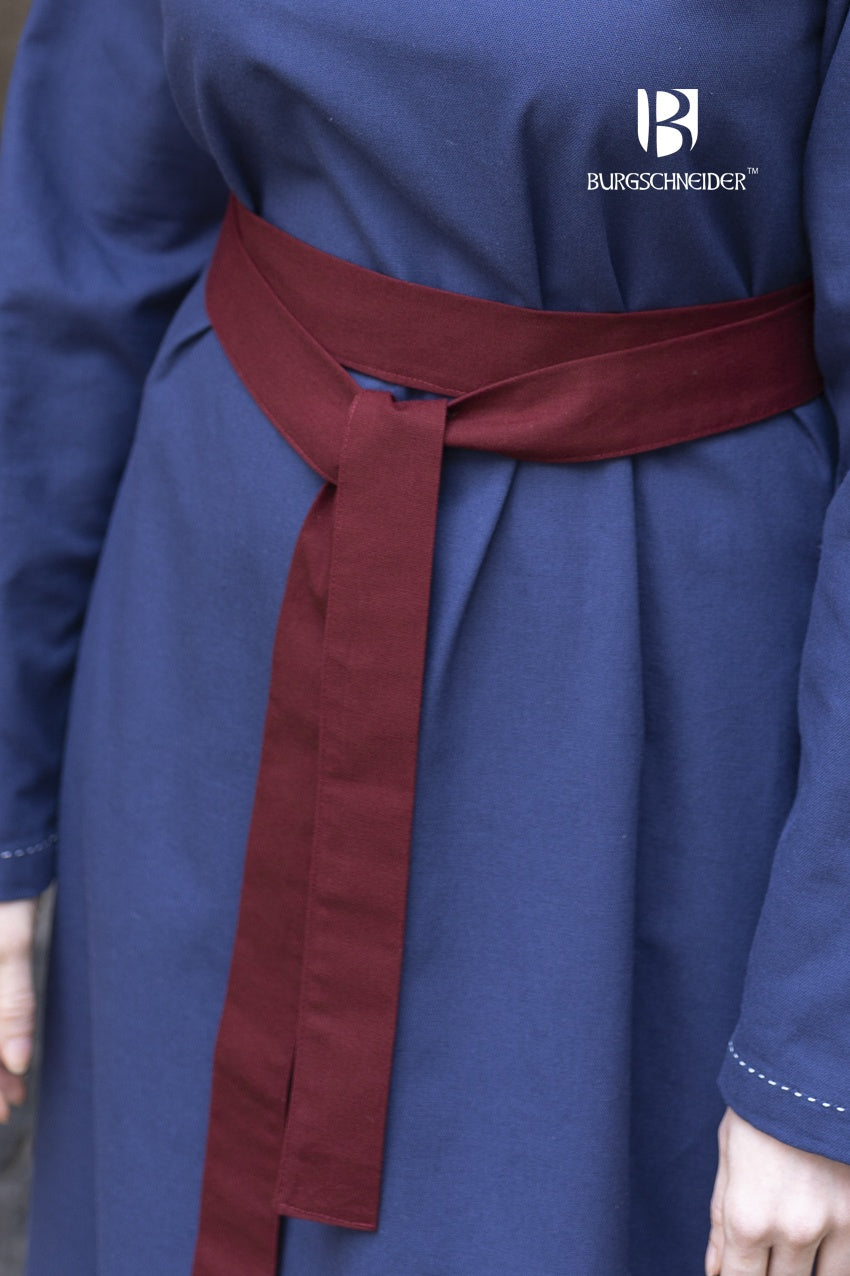 Hedwig Bordeaux Belt for Women - Stylish Leather Waist Belt for Casual & Office Wear - Perfect for Dresses, Jeans & Skirts