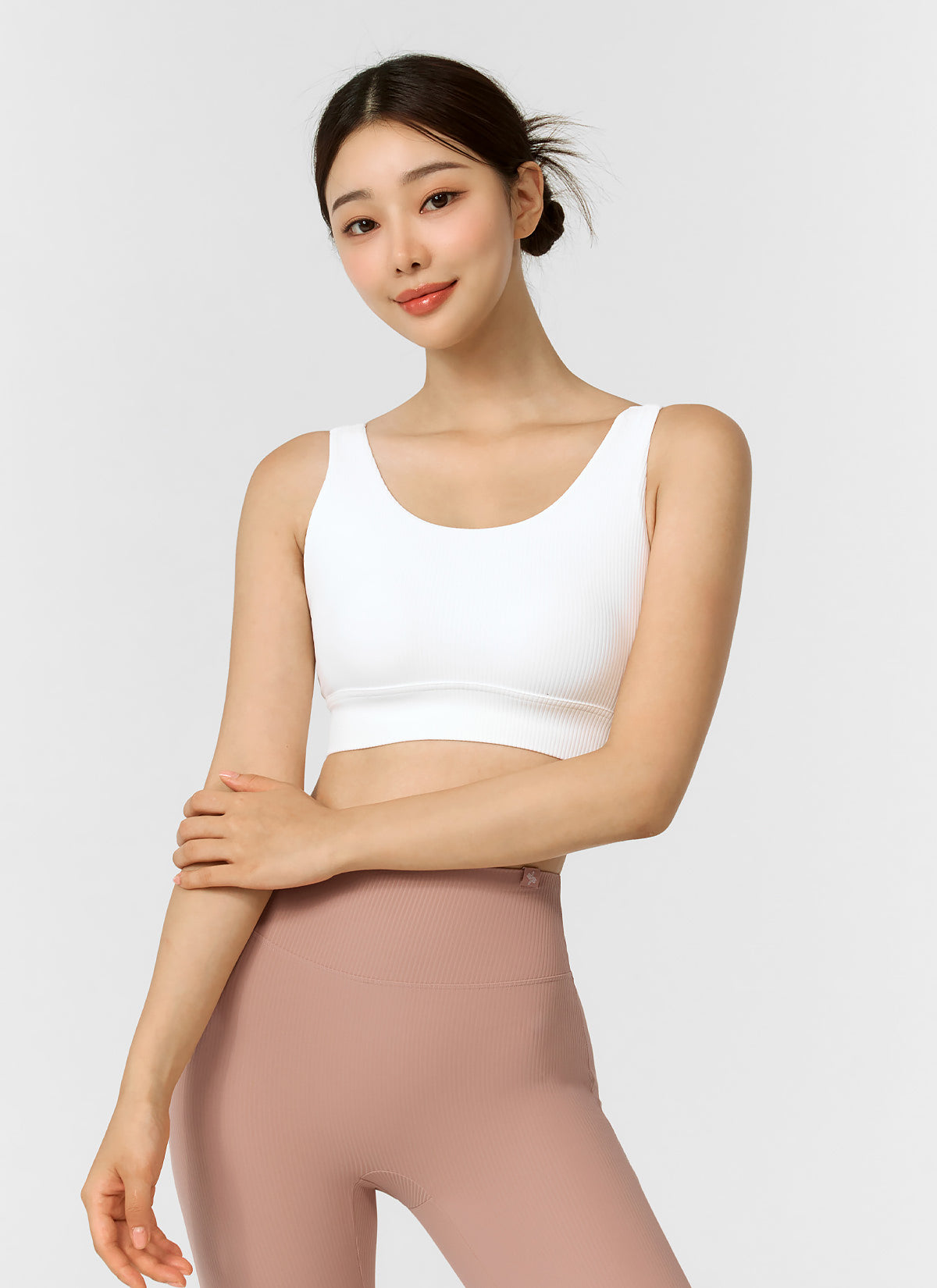 Comfortable Tension Ribbed Bra Tops for Women - Seamless Support & Breathable Fabric - Perfect for Yoga, Workouts & Everyday Wear
