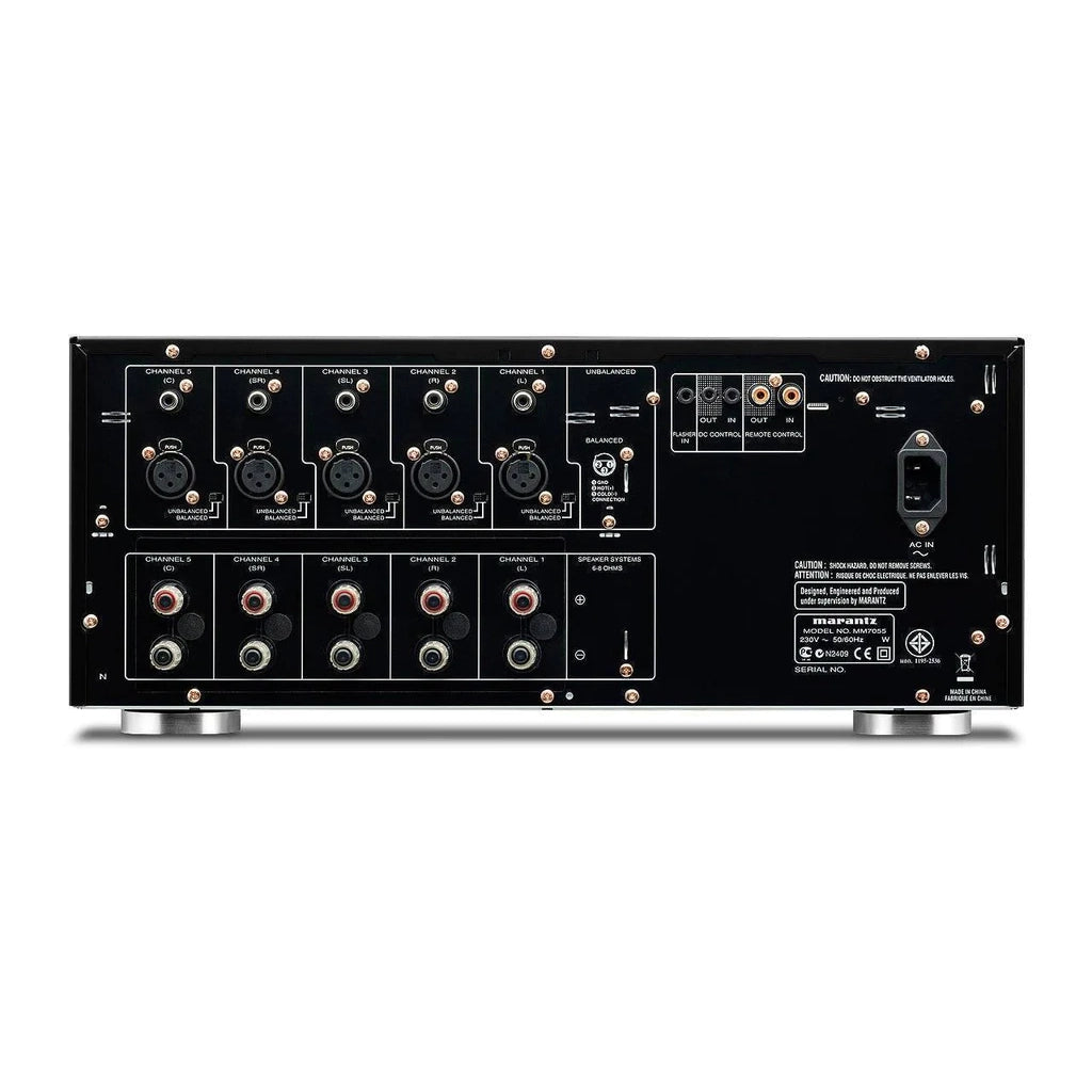 Marantz MM7055 5 Channel Power Amplifier - High Performance Home Theater Audio System for Movies, Music & Gaming