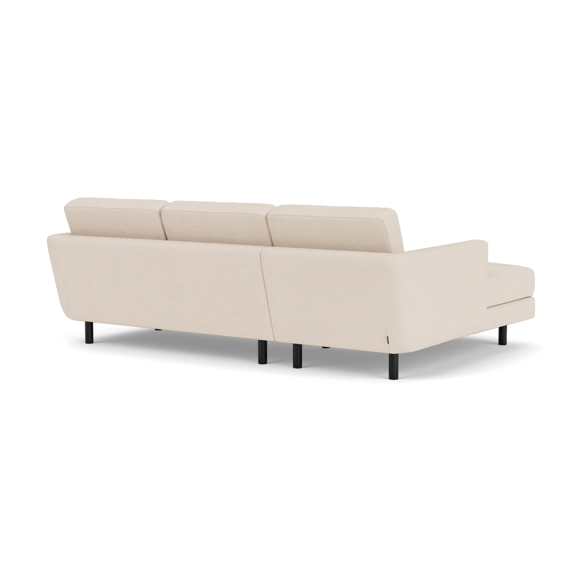 Conrad Fabric Left Chaise Sofa - Modern L-Shaped Sectional Couch with Reversible Chaise Lounge for Living Room, Apartment & Home Theater Comfortable Seating