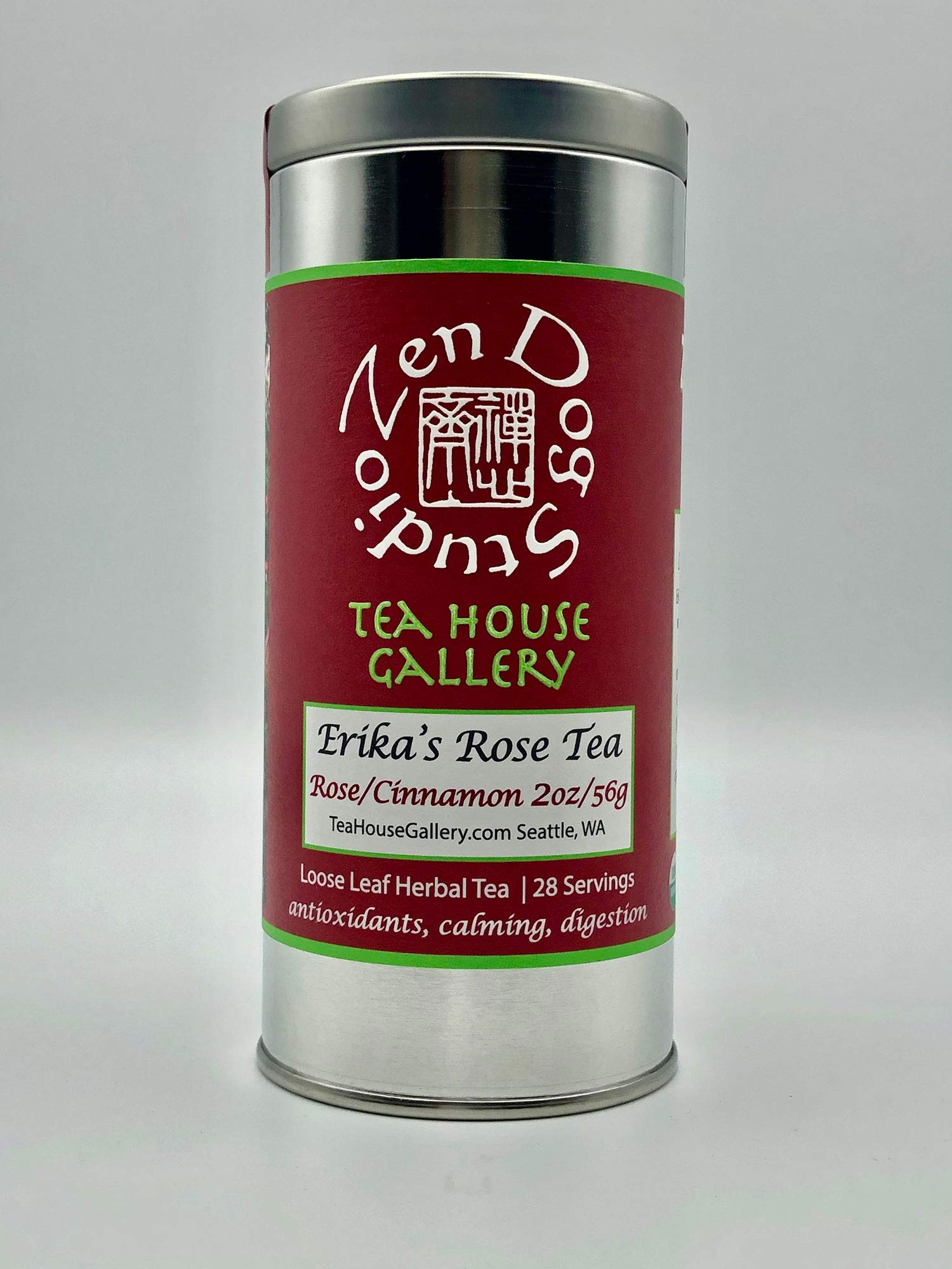 Zen Dog Teas - Erika’s Rose Herbal Tea for Dogs | Calming & Digestive Support | Perfect for Anxious Pets & Post-Meal Relaxation