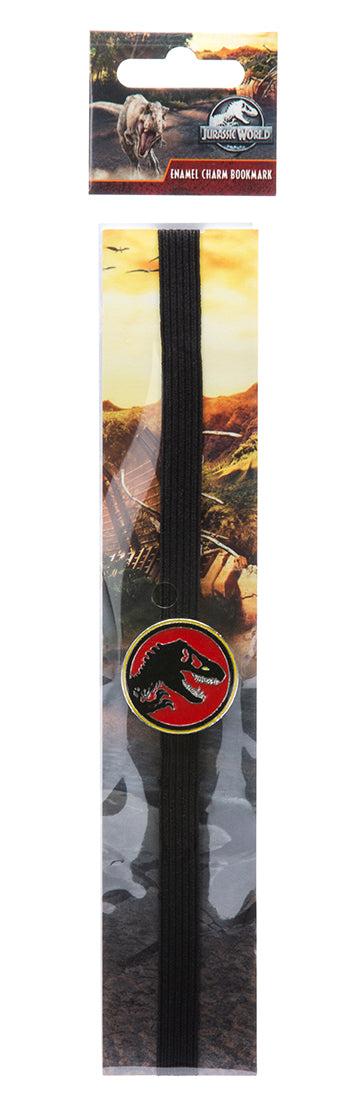 Jurassic World Dinosaur Enamel Charm Bookmark - Perfect Gift for Book Lovers & Dinosaur Fans - Great for Reading, Collecting & Gifting