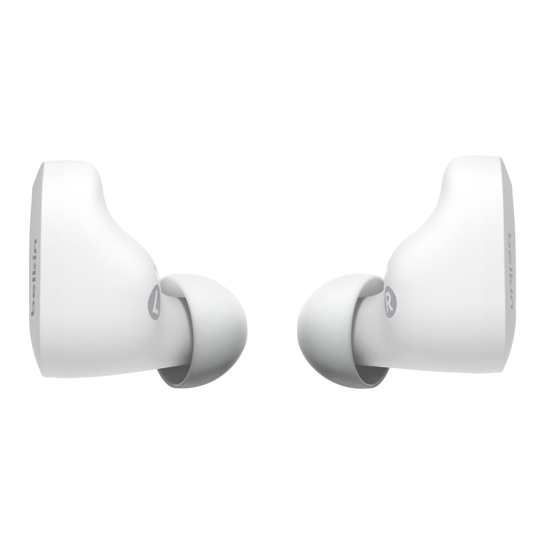 Belkin SoundForm True Wireless Earbuds - Bluetooth 5.0 Headphones with Mic, IPX5 Waterproof, 24H Battery Life for Running, Workouts & Commuting