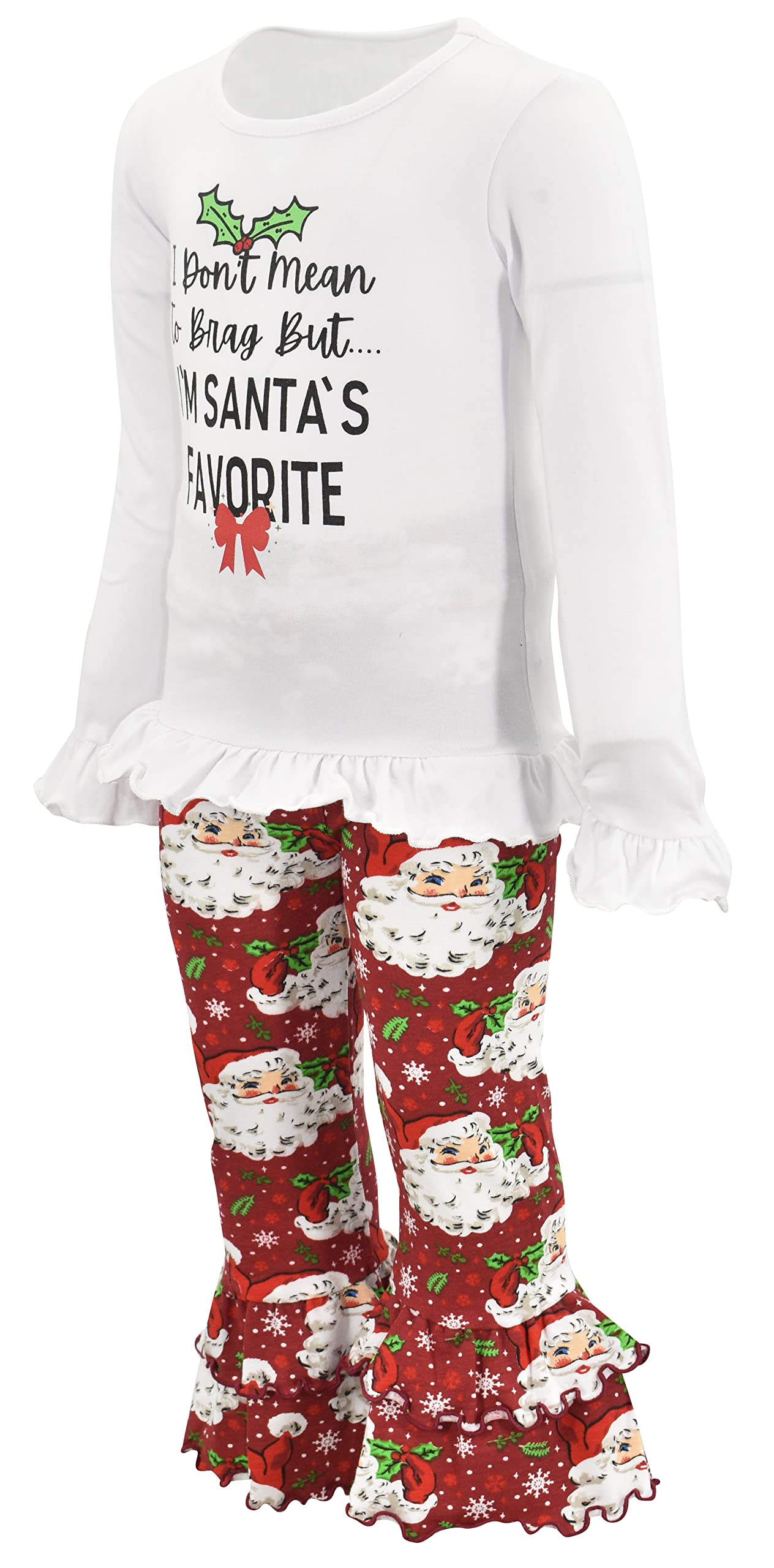 Unique 2-Piece Baby Girl Outfit - Ruffle Leggings & Long Sleeve Shirt for Toddlers | Playtime & Photo Shoots