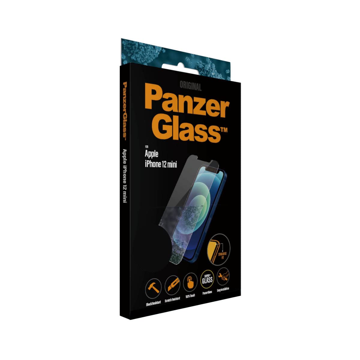 PanzerGlass™ Tempered Glass Screen Protector for Apple iPhone 12 Mini - Ultra Thin, 9H Hardness, Scratch & Shock Resistant, Bubble-Free Installation - Perfect for Daily Use, Travel & Outdoor Activities