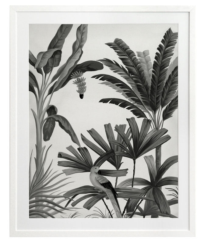 Dominica III Framed Art Print - Tropical Island Landscape Wall Decor for Living Room, Bedroom & Office - Caribbean Themed Home Decor
