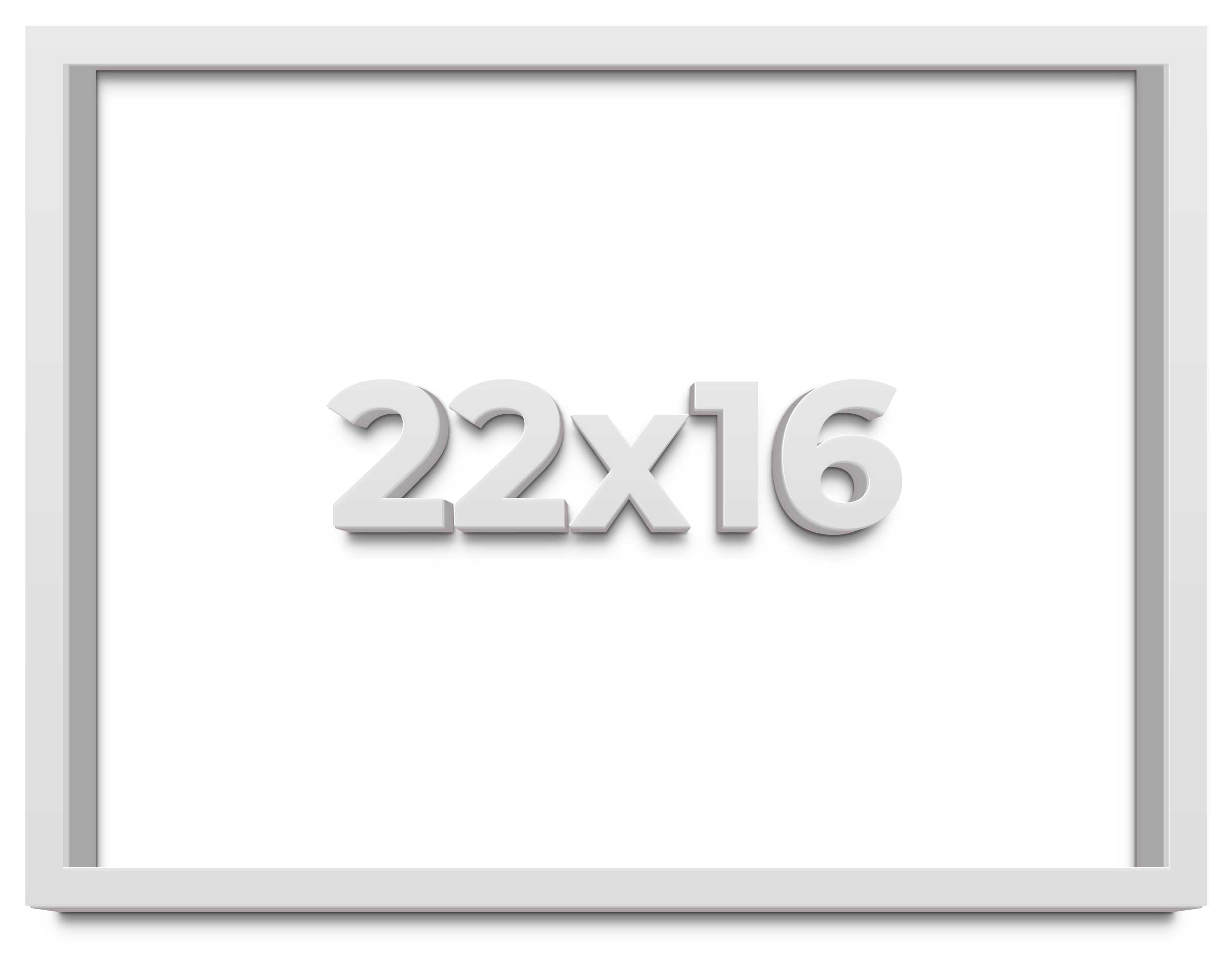 22x16 Inch White Shadow Box Frame - 1 Inch Deep Display Case for Memorabilia, Photos & Collectibles - Shatter Resistant Acrylic with Backing & Hanging Hardware - Perfect for Home Decor, Wedding Keepsakes & Wall Art Displays