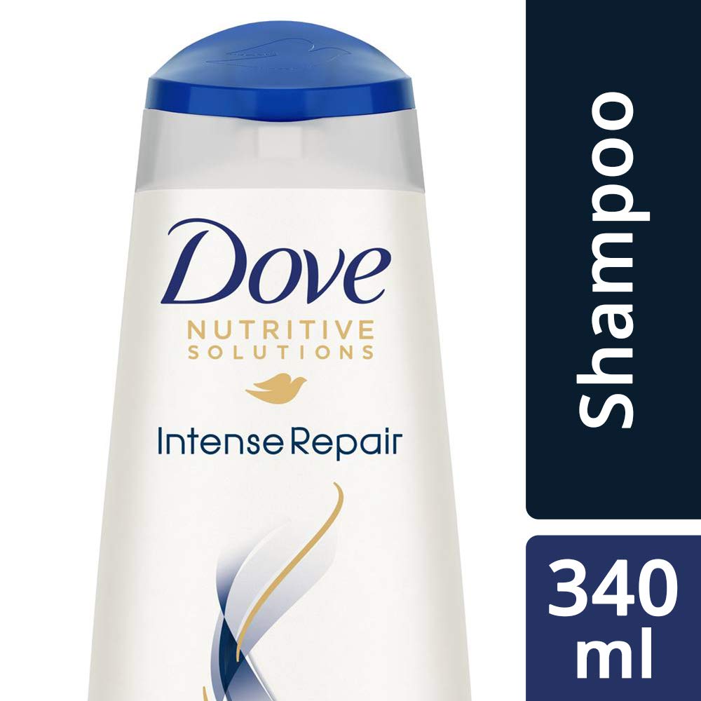 Dove Hair Fall Rescue Shampoo 650ml & Intense Repair Shampoo 340ml - Strengthening & Damaged Hair Treatment for Women & Men - Daily Hair Care for Thinning & Breakage Prone Hair