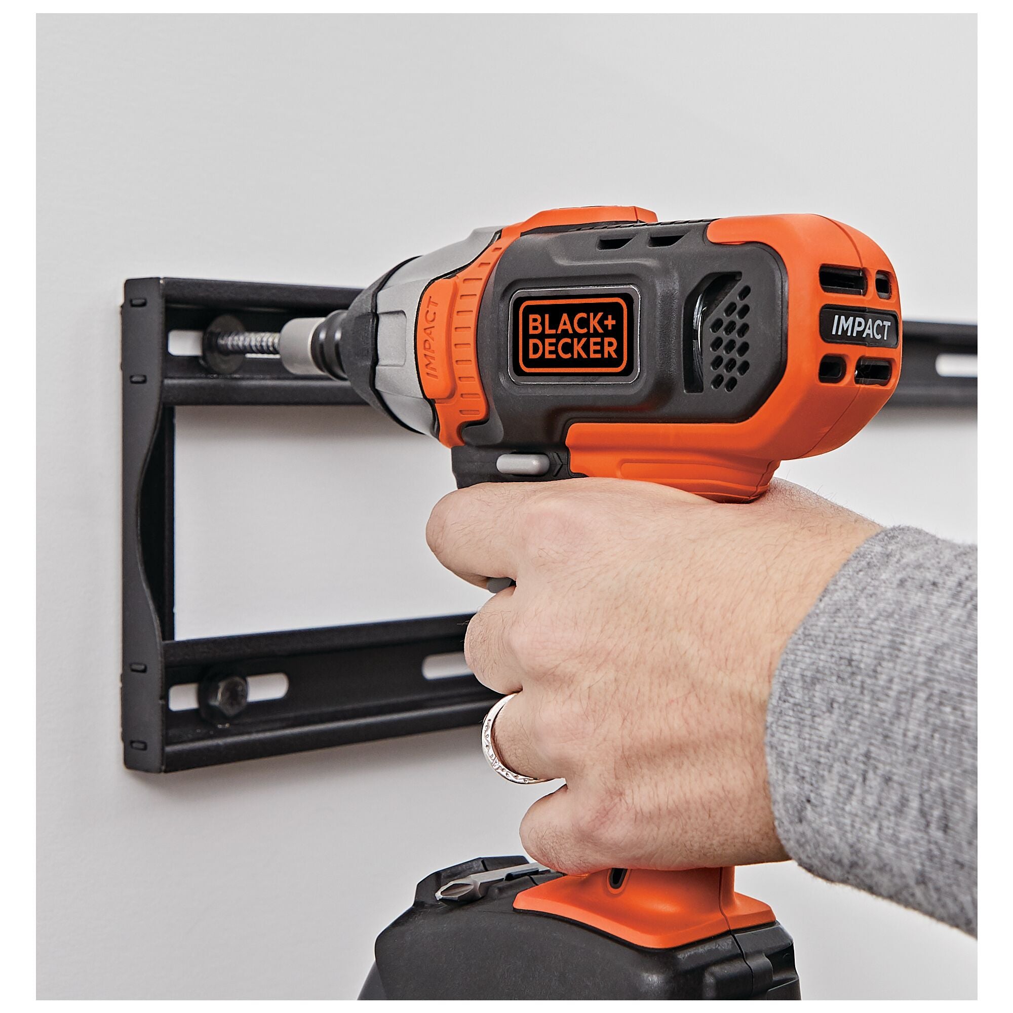 20V MAX Cordless Impact Driver Kit with Battery, Charger & Fastening Bits - Powerful Electric Screwdriver for DIY Projects, Construction & Automotive Repairs