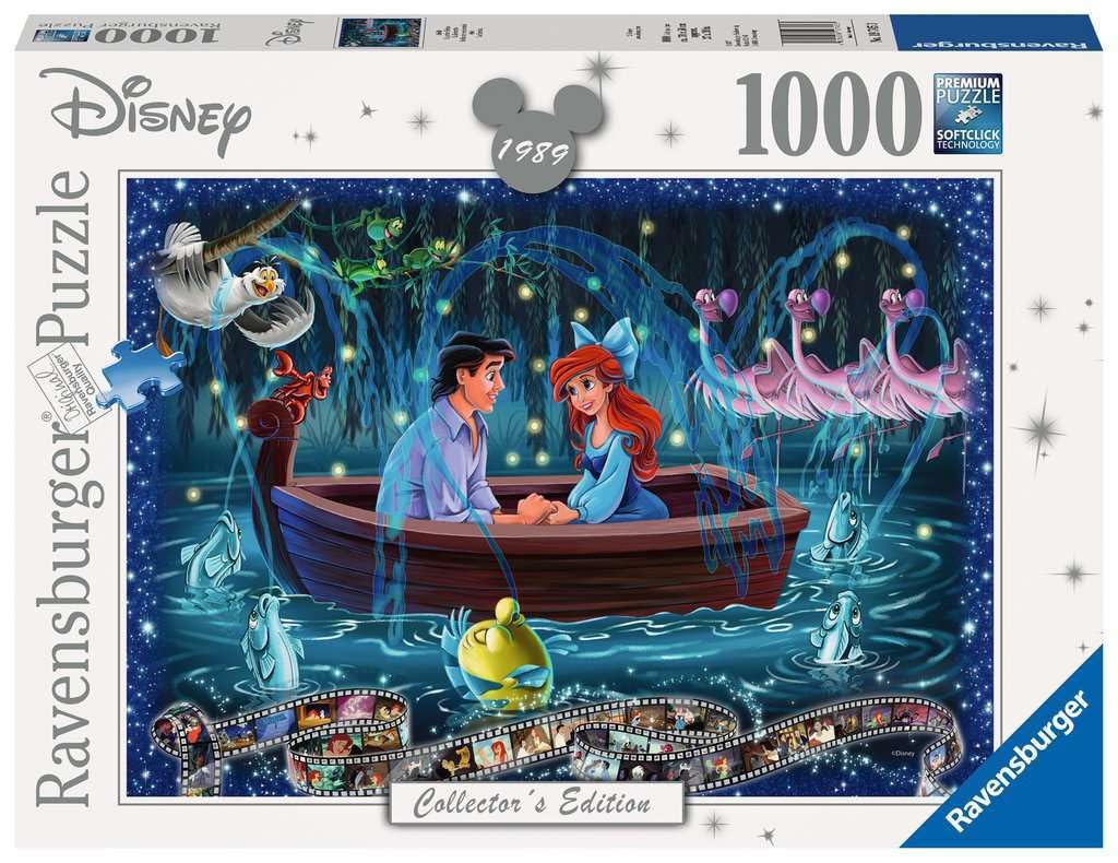 Ravensburger Disney The Little Mermaid 1000-Piece Adult Jigsaw Puzzle (19745) – Perfect for Family Game Nights, Relaxation & Home Decor