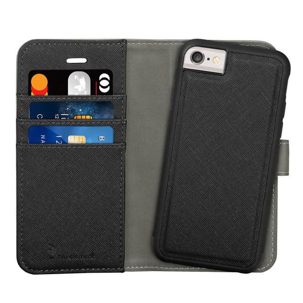 2 in 1 Wallet Case for iPhone SE/8/7 - Slim Protective Phone Cover with Card Holder - Perfect for Everyday Use & Travel Accessories