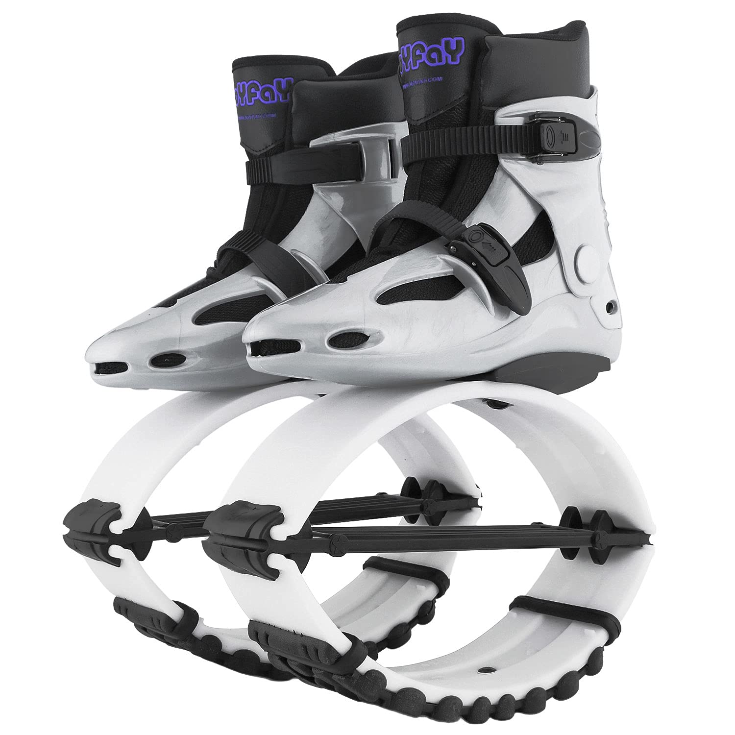 Joyfay Professional Jumping Shoes for Athletes & Heavy Users - High Performance Fitness Bounce Shoes for Men & Women - Special Edition Jump Boots with 4 Tension Springs - Perfect for Parkour, CrossFit & Weight Loss Training