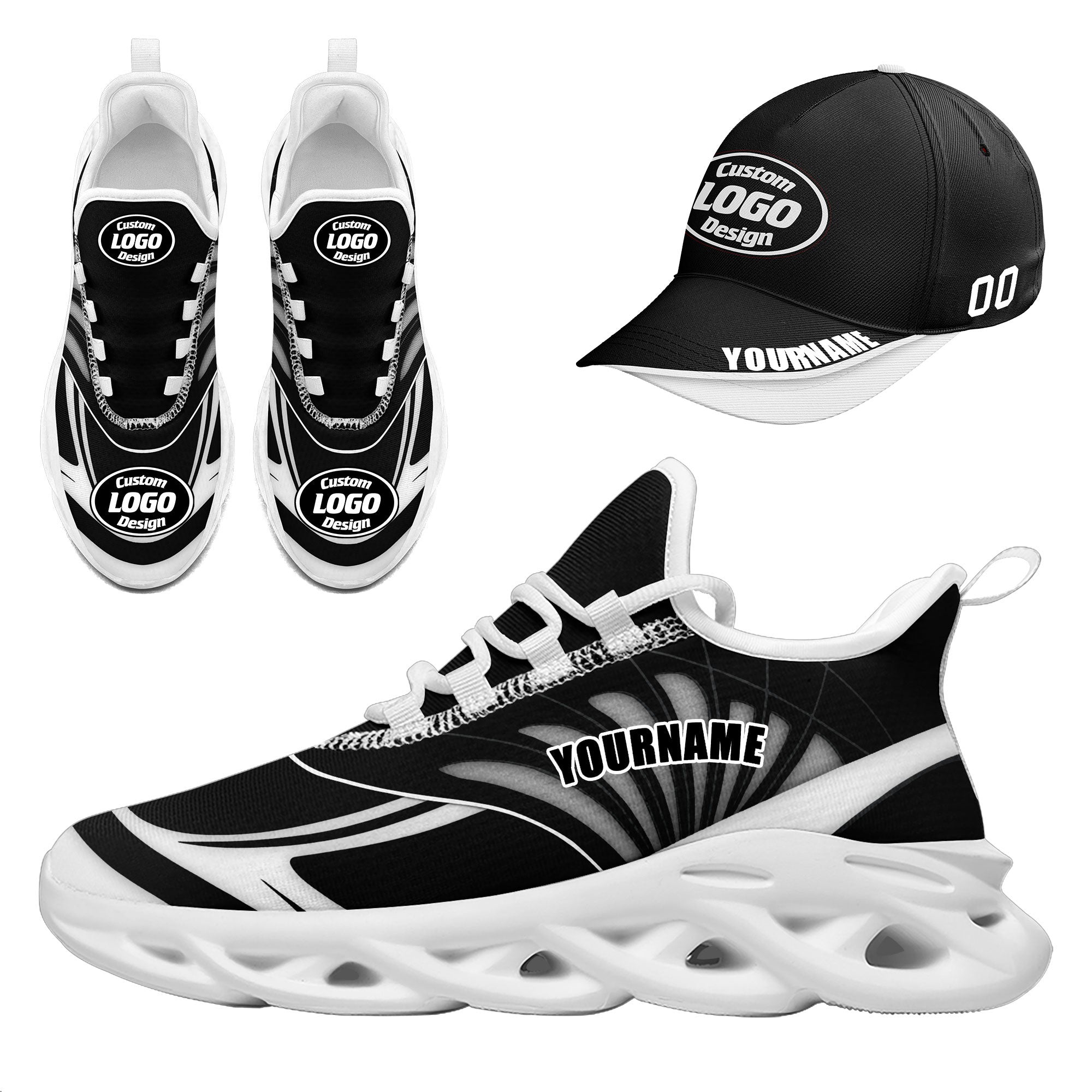 Custom MaxSoul Shoes & Hat Combo - Personalized JH D020105 19 - Perfect for Streetwear Fashion & Gift Giving