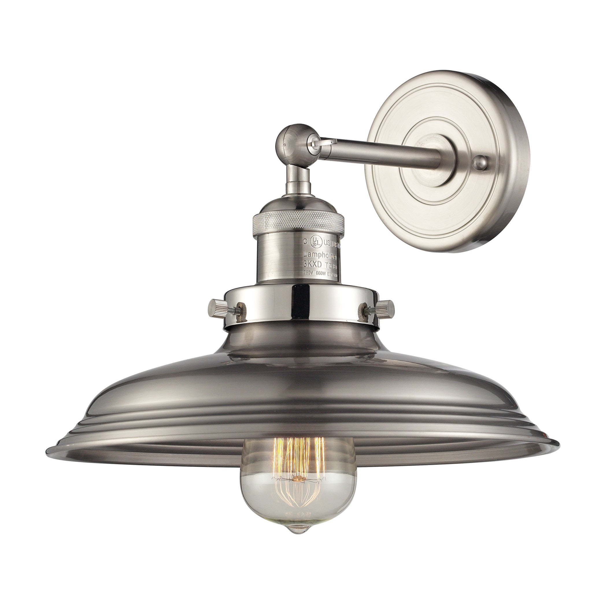 Newberry Wall Sconce - Modern LED Wall Light Fixture for Bedroom, Living Room & Hallway Lighting - Dimmable Indoor Wall Lamp with Adjustable Arms
