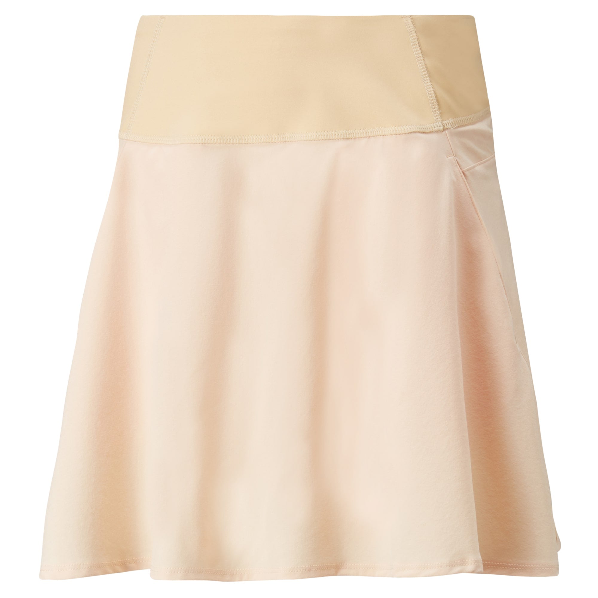 PWRSHAPE Women's Solid Woven Golf Skirt - Comfortable & Stylish Athletic Skirt for Golf, Tennis & Casual Wear