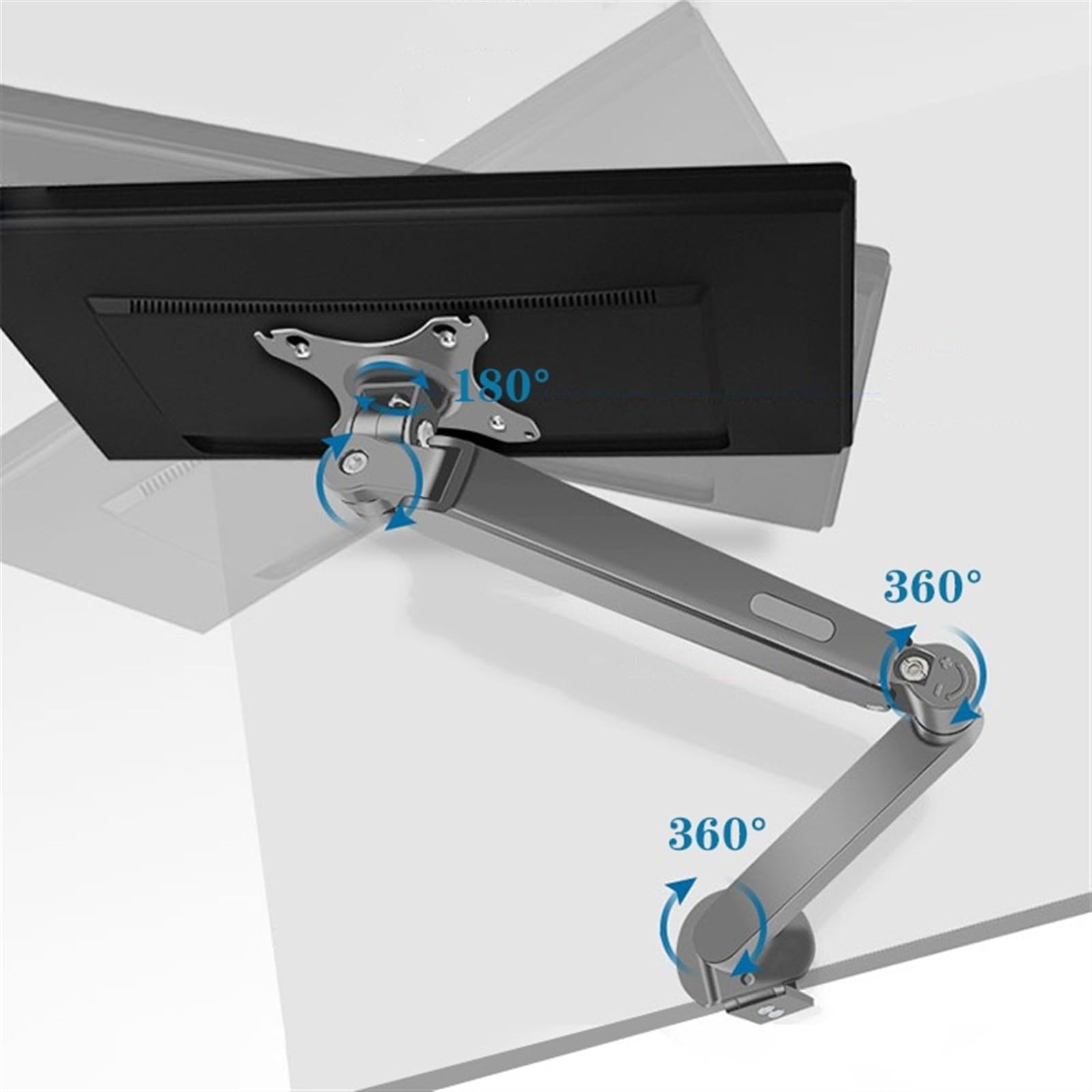 Adjustable Gas Spring Monitor Stand for 17-30