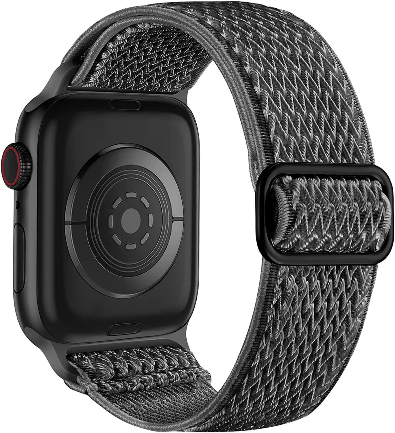 Lerobo Elastic Stretchable Nylon Solo Loop Band Compatible with Apple Watch Ultra 2/SE/Series 9/8/7/6/5/4/3/2/1 (38mm/40mm/41mm/42mm/44mm/45mm/49mm) - Soft Replacement Strap for Women & Men - Perfect for Workouts, Running & Daily Wear