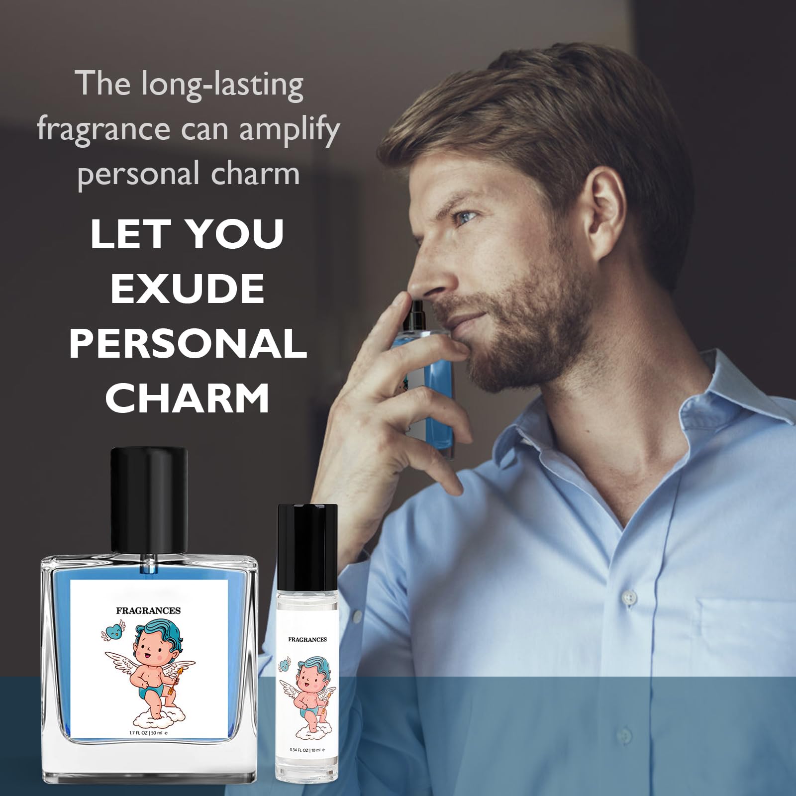 Hypnosis 2.0 Pheromone Cologne for Men - Attraction Enhancing Fragrance (50ml + 10ml Travel Size) | Premium Men's Perfume with Pheromones for Dating, Nightlife & Confidence Boost