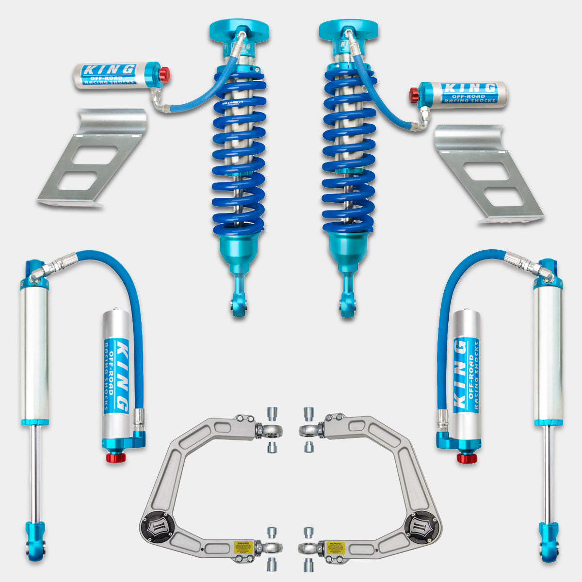 2008-2022 Toyota Sequoia King 2.5 RR EXT Travel Coilovers with Adjustable Rear Shocks & Upper Control Arms - Off-Road Suspension Upgrade for Adventure & Towing