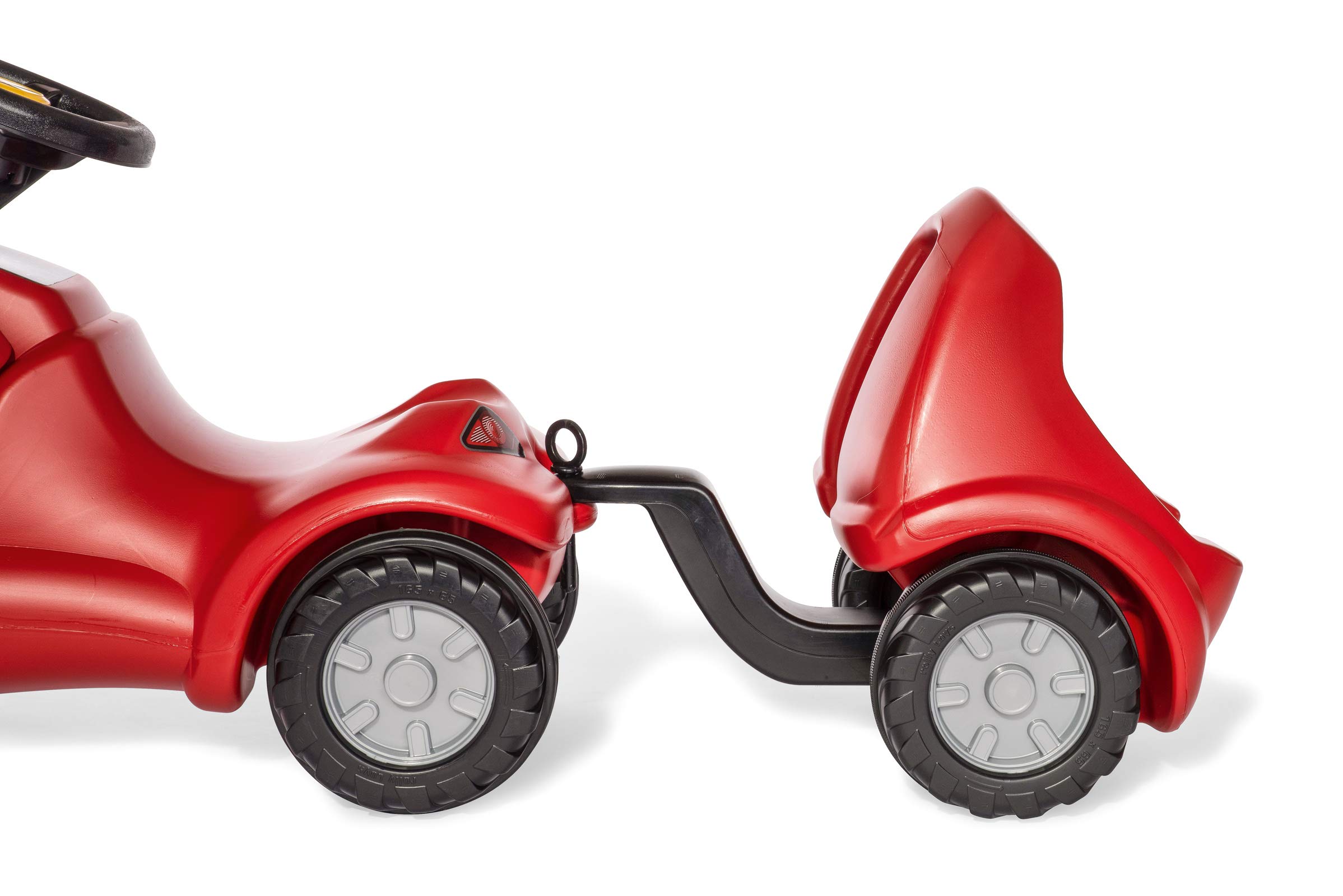 Rolly Toys RollyMinitrac Single-Axle Red Trailer for Kids 1.5-4 Years with Tilt Function - Perfect for Outdoor Play, Sandbox Fun & Backyard Adventures