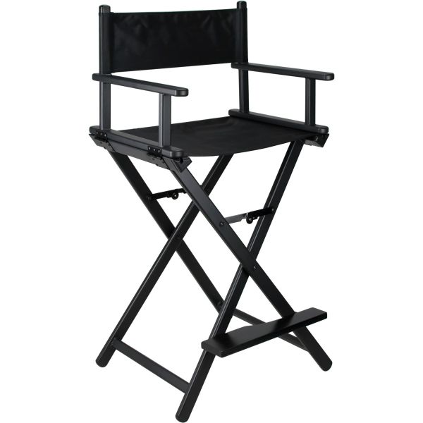 Professional Aluminum Folding Director Chair - Portable Makeup Artist Stool for Salon, Film Set & Outdoor Photography - Lightweight & Durable Beauty Station Chair