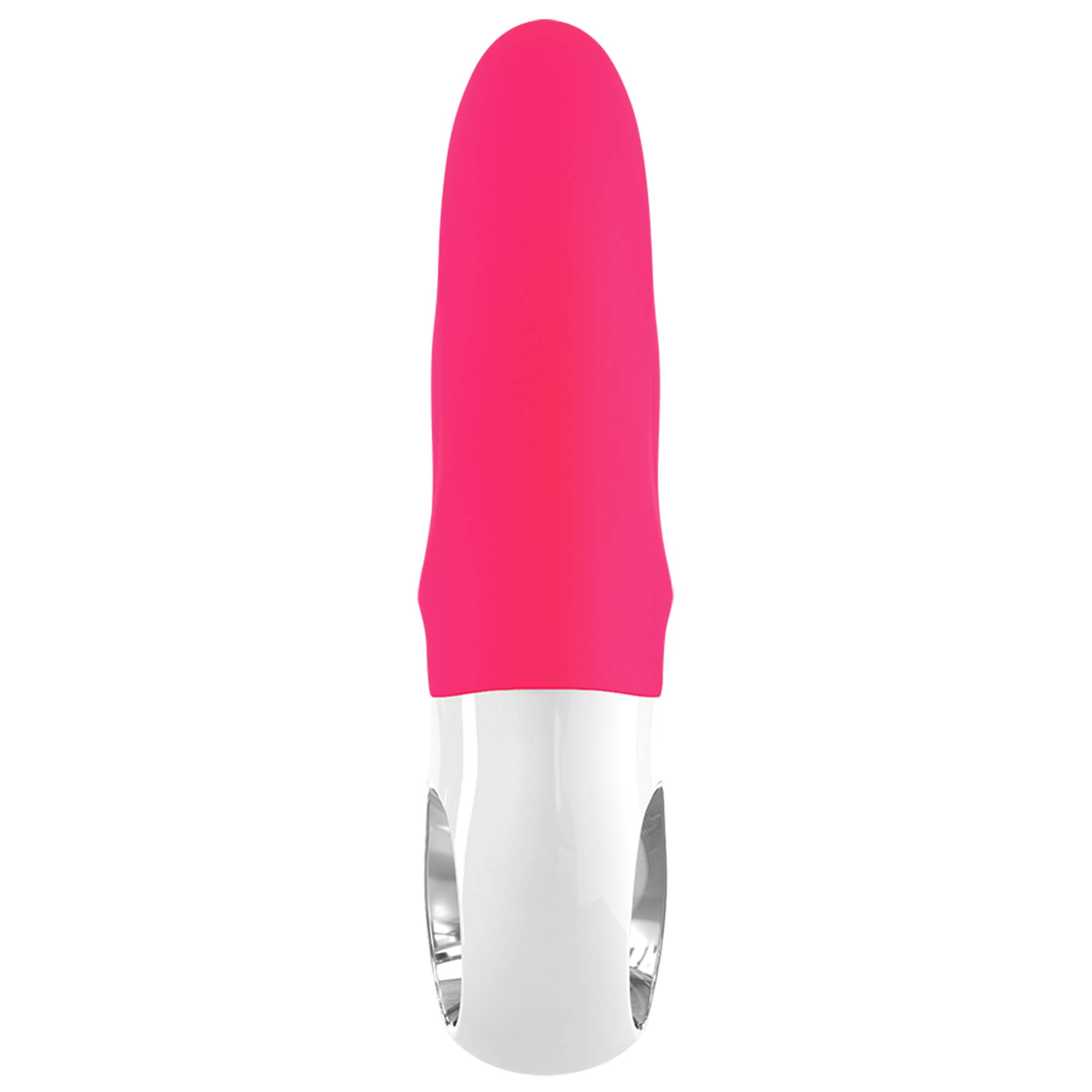 Premium Rechargeable Silicone Dildo Vibrator - FUN FACTORY G5 Series Luxury Adult Toy for Women & Men (Miss BI Pink) | Waterproof, Body-Safe & Powerful Vibrations | Perfect for Couples Play & Solo Pleasure