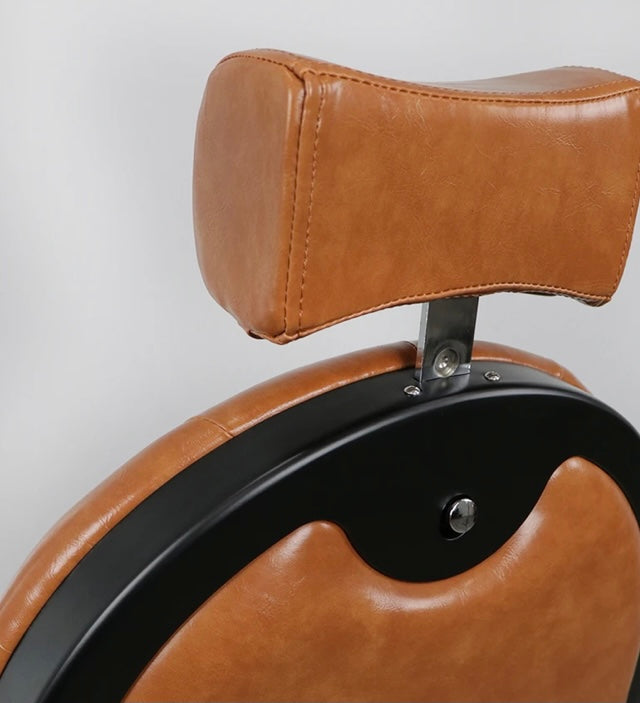 Professional Barber Chair with Hydraulic Lift & 360° Swivel - Heavy Duty Styling Salon Chair for Haircuts & Shaving - Perfect for Barbershops & Home Grooming Stations