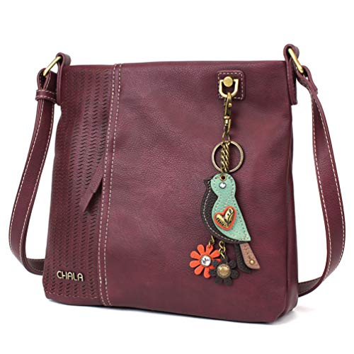 Mini Keychain Bird - Plum