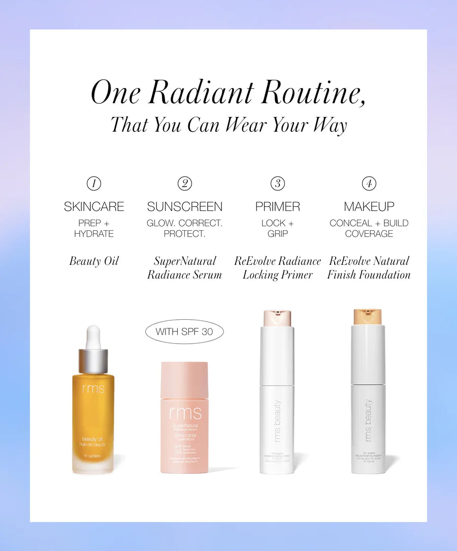 SuperNatural Radiance Serum with Broad Spectrum SPF 30 - Anti-Aging Face Moisturizer & Sun Protection for Daily Glow - Perfect for Daytime Skincare & Outdoor Activities