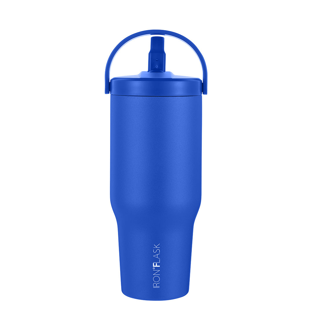 30 Oz Sidekick Insulated Stainless Steel Water Bottle with Straw Lid - Leakproof & Sweatproof - Keep Drinks Cold 24Hrs/Hot 12Hrs - Perfect for Gym, Hiking, Travel & Office Use