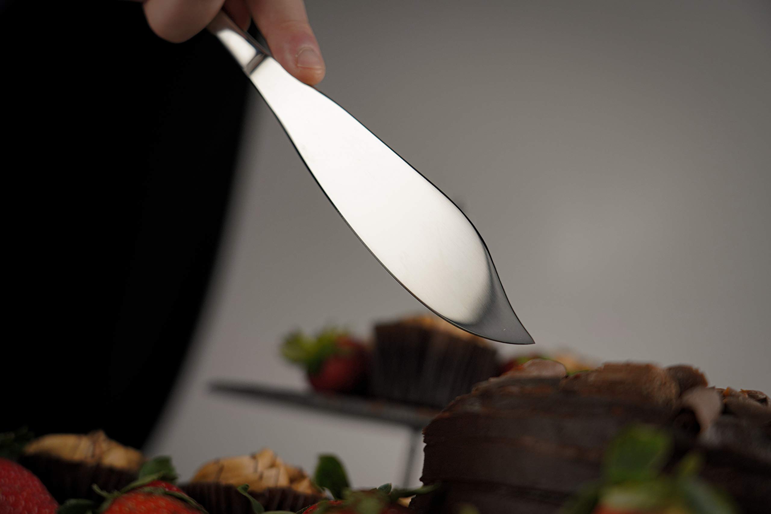 CAKWDR/C Stainless Steel Cake Knife - Professional Baking Tool for Wedding, Birthday & Party Cakes