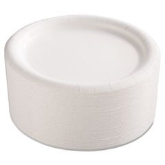 Premium 9-Inch White Round Coated Paper Plates (6 Pack, 125 Count per Pack) - Heavy Duty Disposable Plates for Parties, BBQs, Picnics & Everyday Use