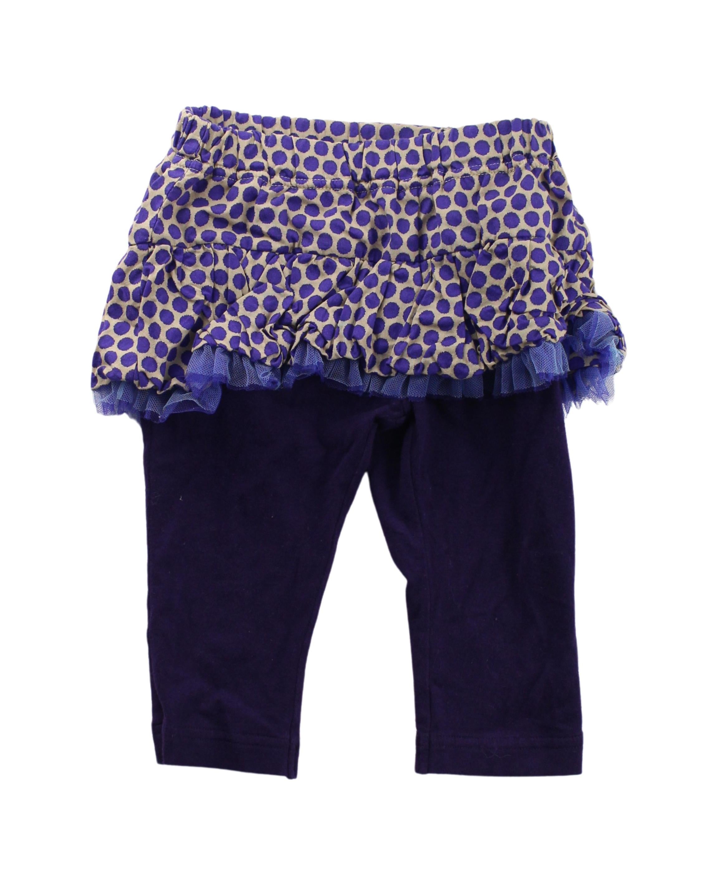 Anna Sui Baby Leggings for Girls 18-24 Months - Soft & Stretchy Cotton Blend - Cute & Comfortable Toddler Pants for Playtime, Daycare & Outings
