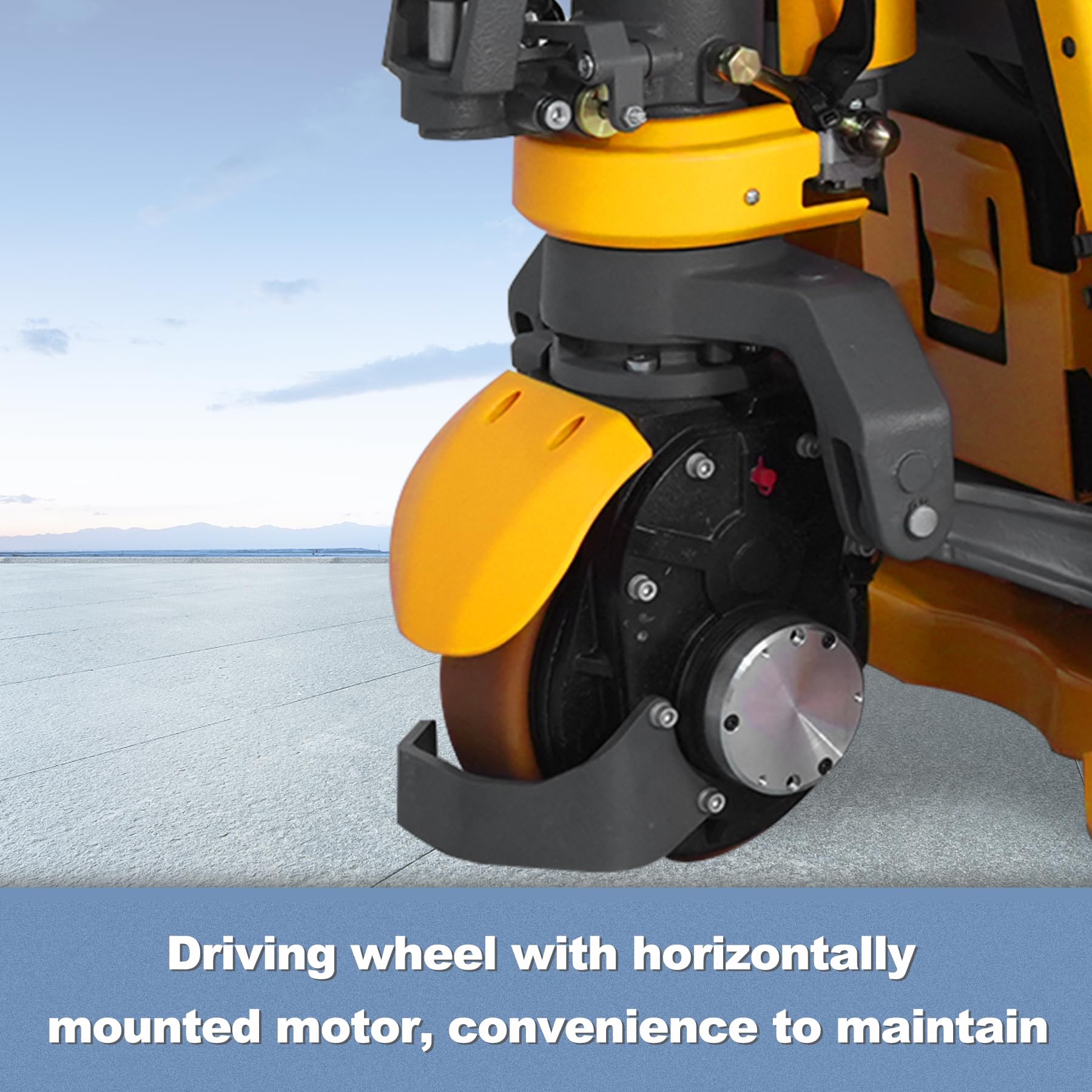 Xilin Electric Pallet Jack - 3300LBS Capacity Lithium Powered Pallet Truck with 48