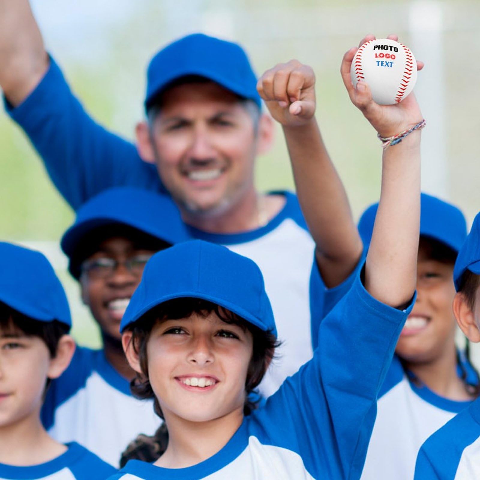 Custom Personalized Baseball Balls - Design Your Own with Team Logo, Name, Photo - Unique Gifts for Men, Dad, Boyfriend, Husband - Perfect for Birthdays, Christmas, Father's Day & Sports Events - Great for Team Building, Awards, and Baseball Enthusiasts