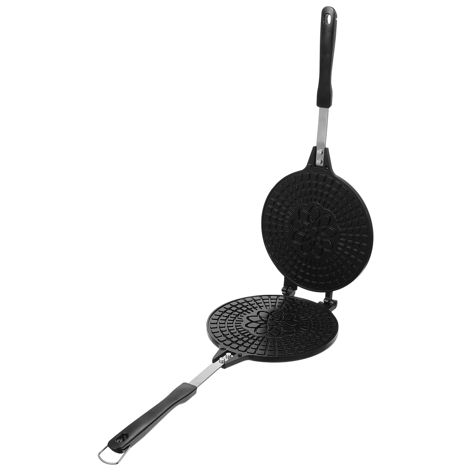 Non-Stick Hemoton Roll Egg Pan - Perfect for Tortillas, Omelets, Pancakes & Waffles | Stovetop & Kitchen Baking Essential | Durable Round ABS Skillet for Fish, Grill & Comales