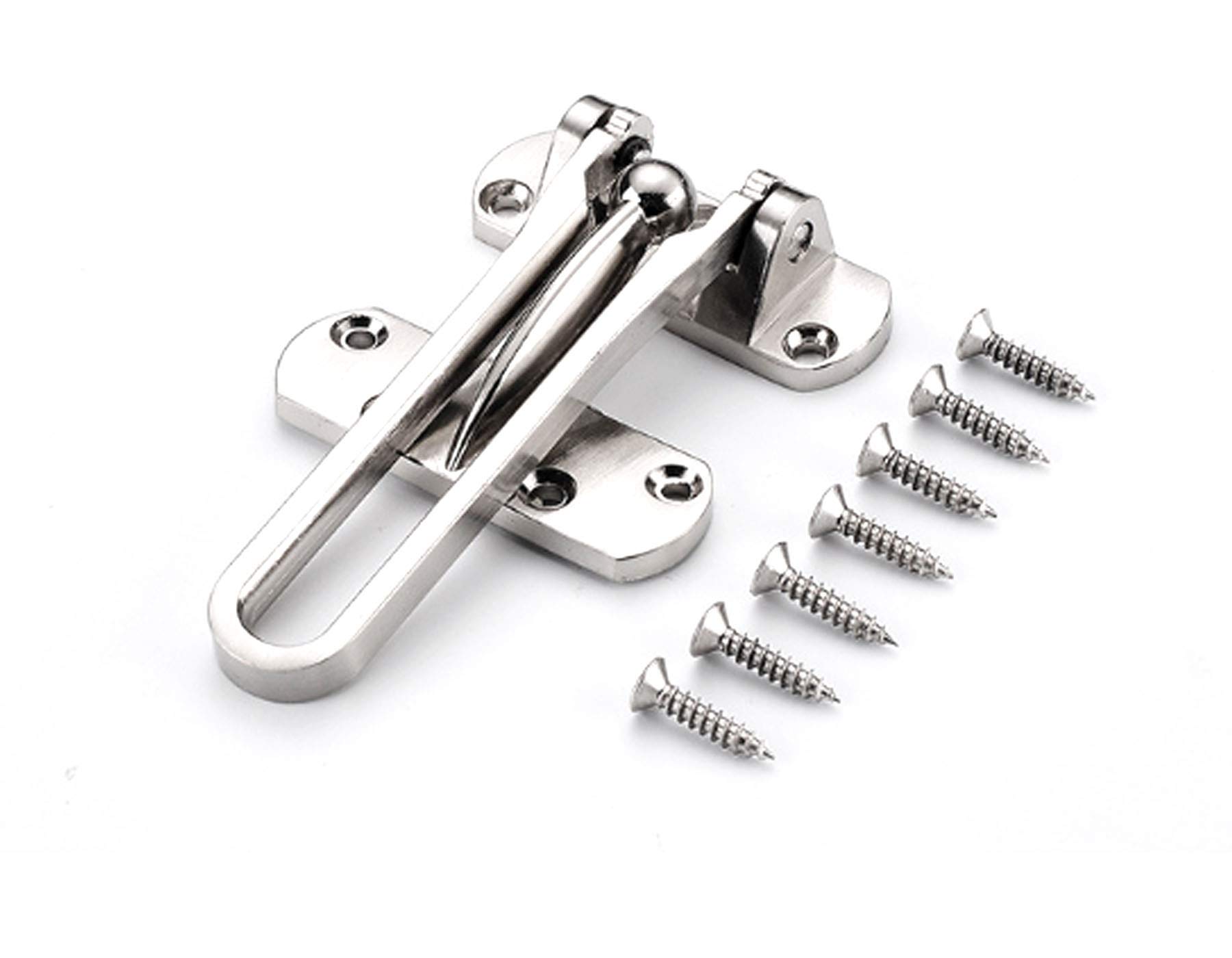 FGen 3-Pack Stainless Steel Anti-Theft Door Lock Chain - Heavy Duty Security Latch for Home, Apartment & Hotel Safety - Perfect for Front Doors, Bedrooms & Travel Security