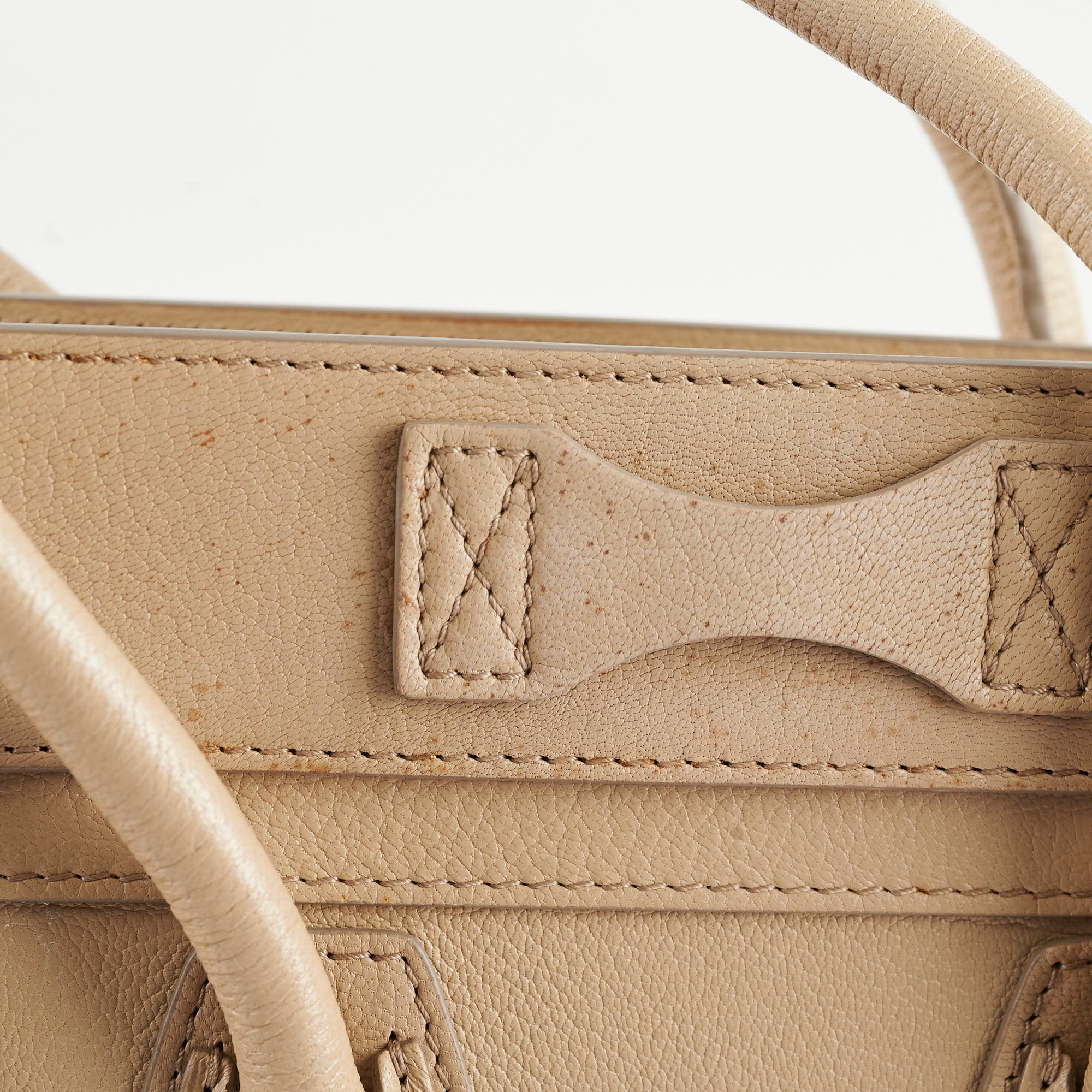 Celine Micro Luggage Dune Handbag - Premium Leather Crossbody Bag for Women | Perfect for Work, Travel & Everyday Use