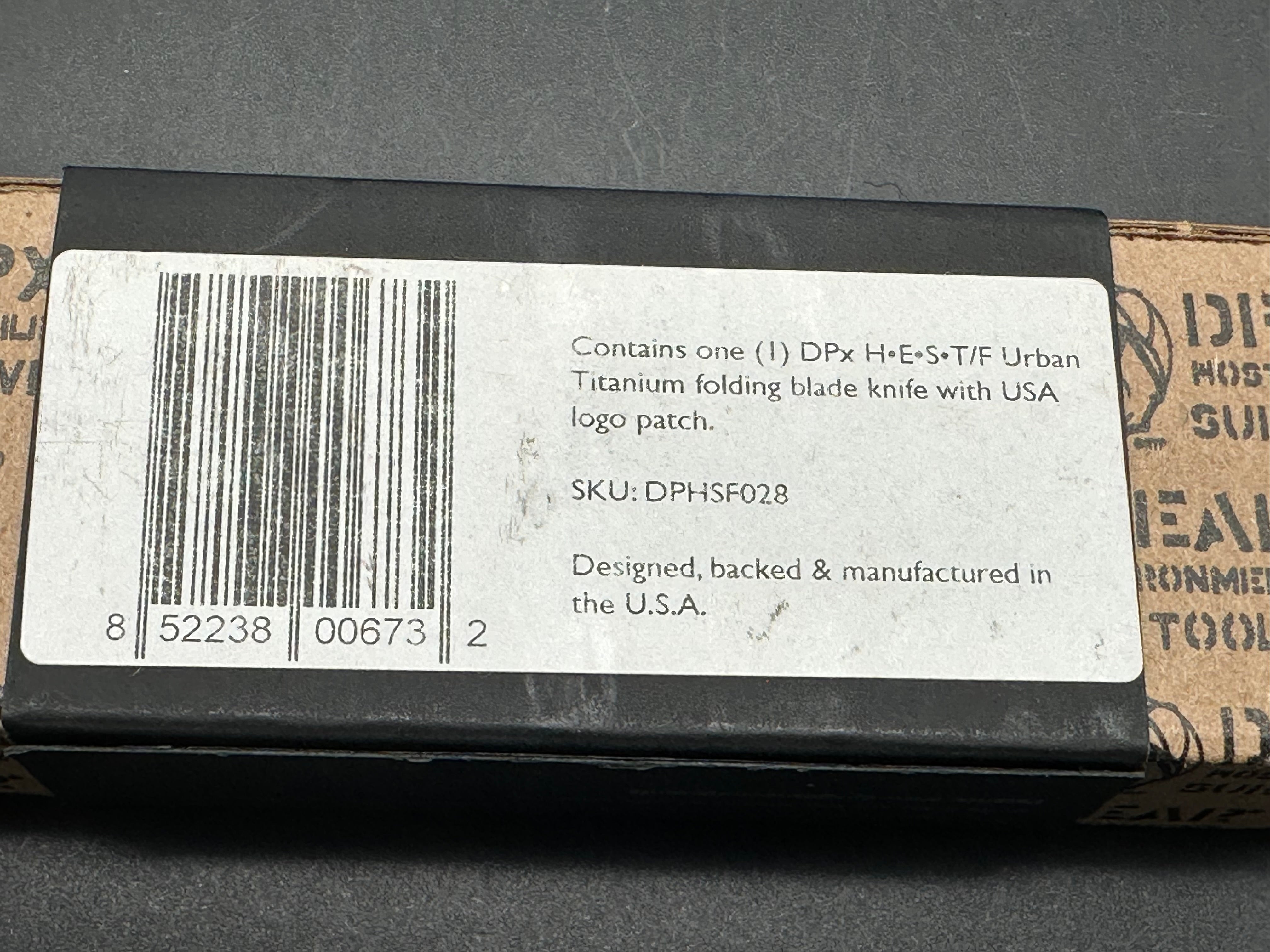 DPx HEST/F Urban Titanium Framelock Knife - 2.9
